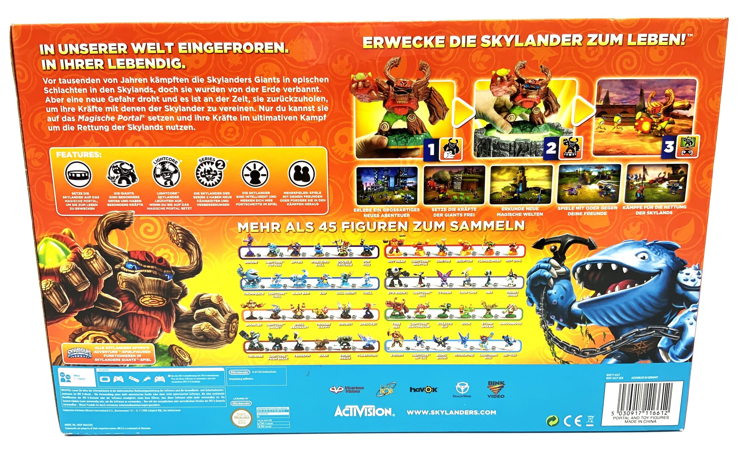 Skylanders Giants Starterset für Nintendo Wii u starter Pack