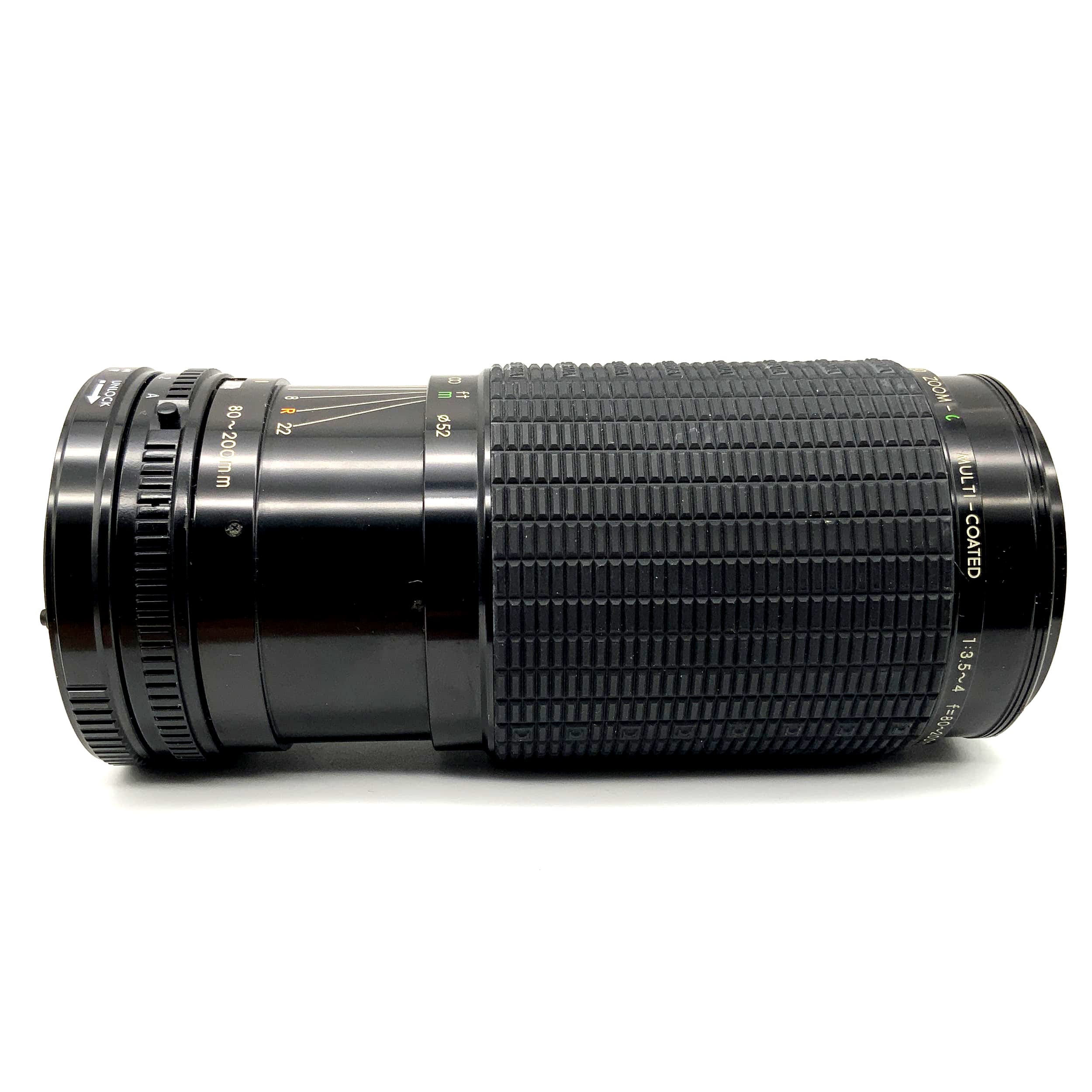 Sigma 80-200mm 1:3.5-4 Objektiv High Speed Zoom Multi Coated Lens (Canon FD)