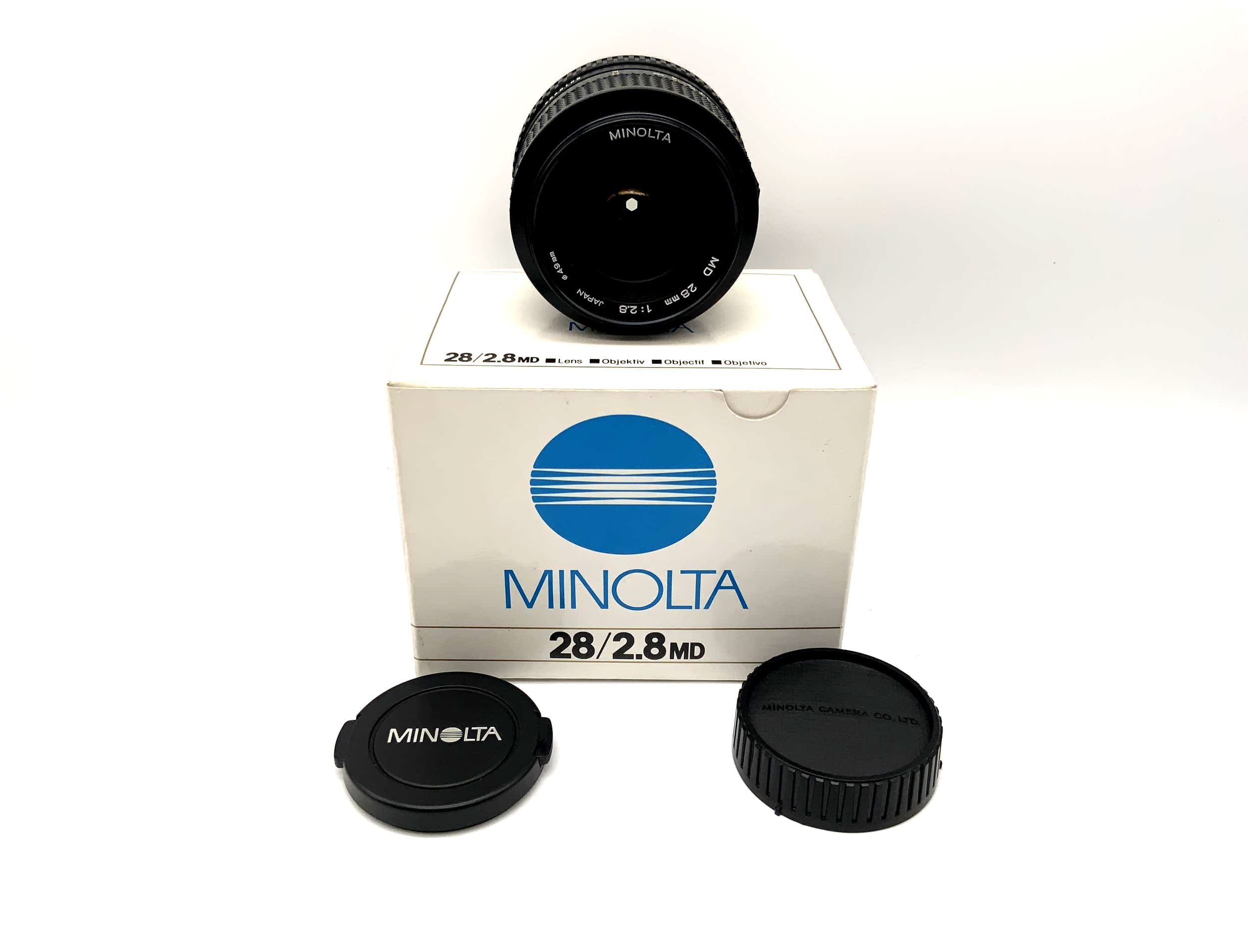 Minolta 28mm 1:2.8 Objektiv mit OVP Kamera Camera Lens (Minolta MD)