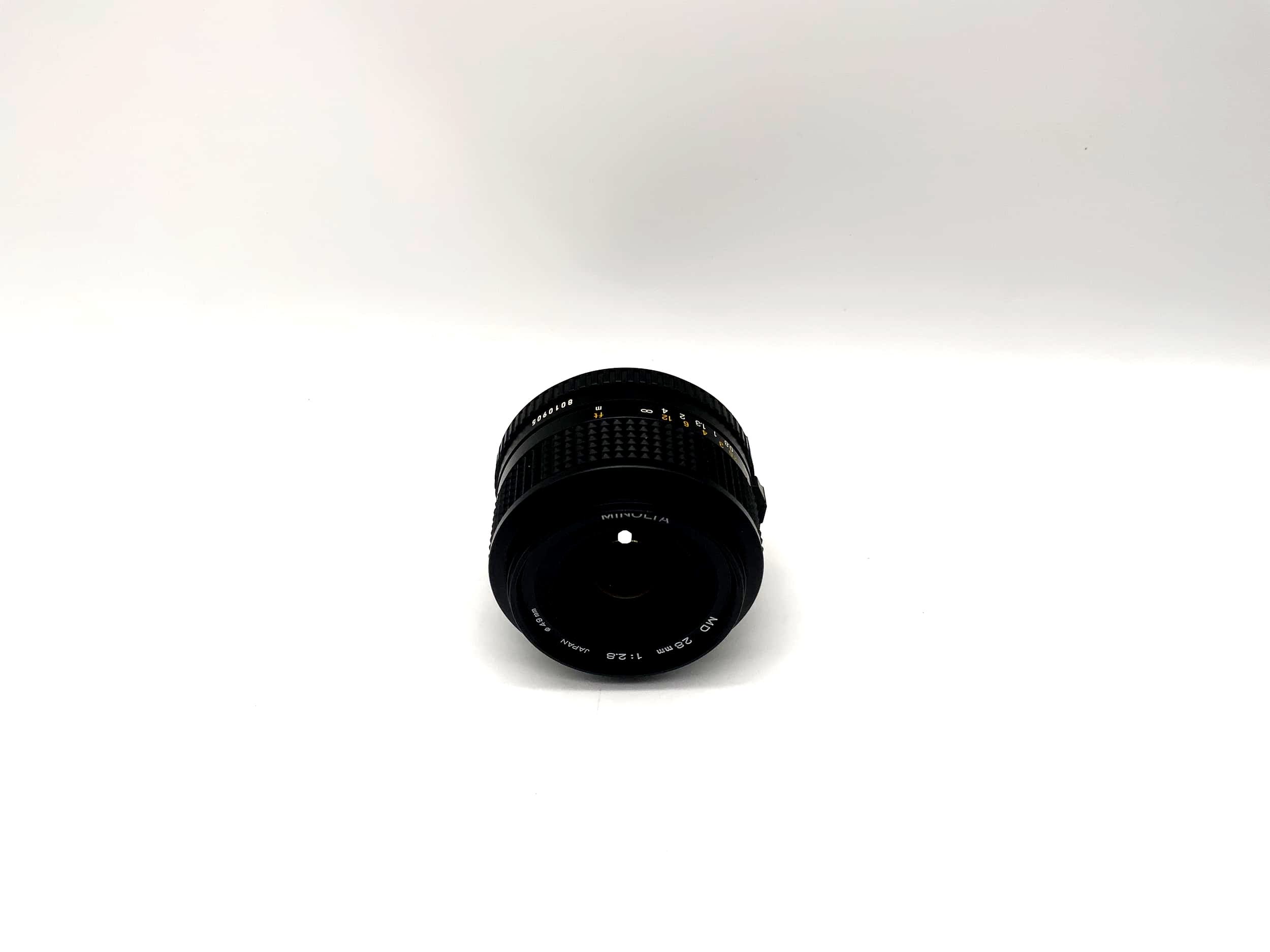 Minolta 28mm 1:2.8 Objektiv mit OVP Kamera Camera Lens (Minolta MD)