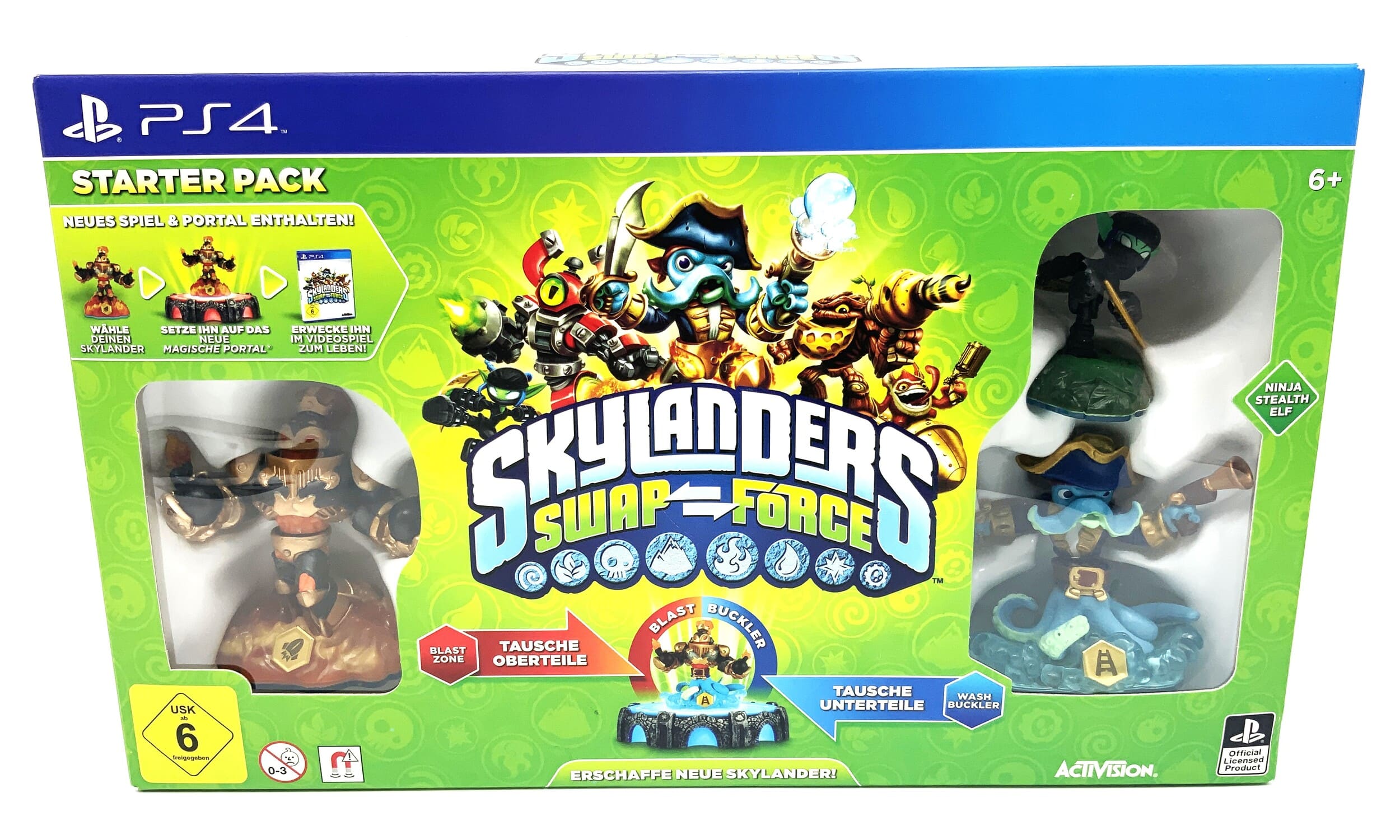 Skylanders Swap Force Starterset für Playstation 4 starter Pack PS4