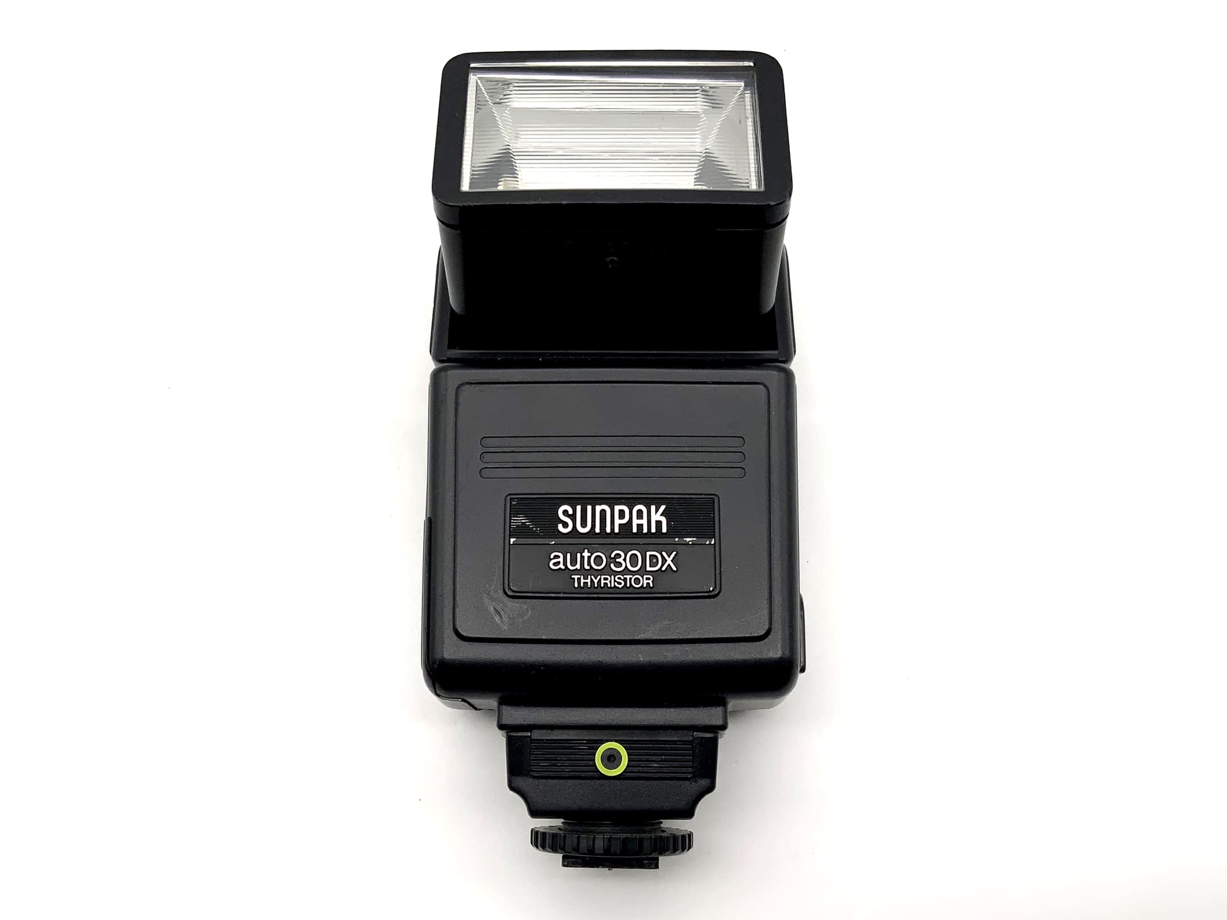 Sunpak auto 30DX Thyristor Kamera Blitz Blitzgerät Aufsteckblitz Flash Licht