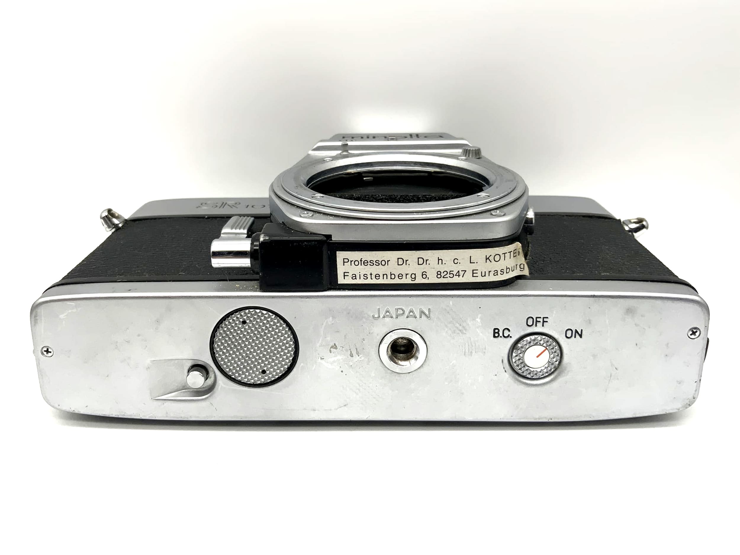 Minolta SR 101 35mm Spiegelreflexkamera SLR  Kamera Body Gehäuse (Minolta MD)