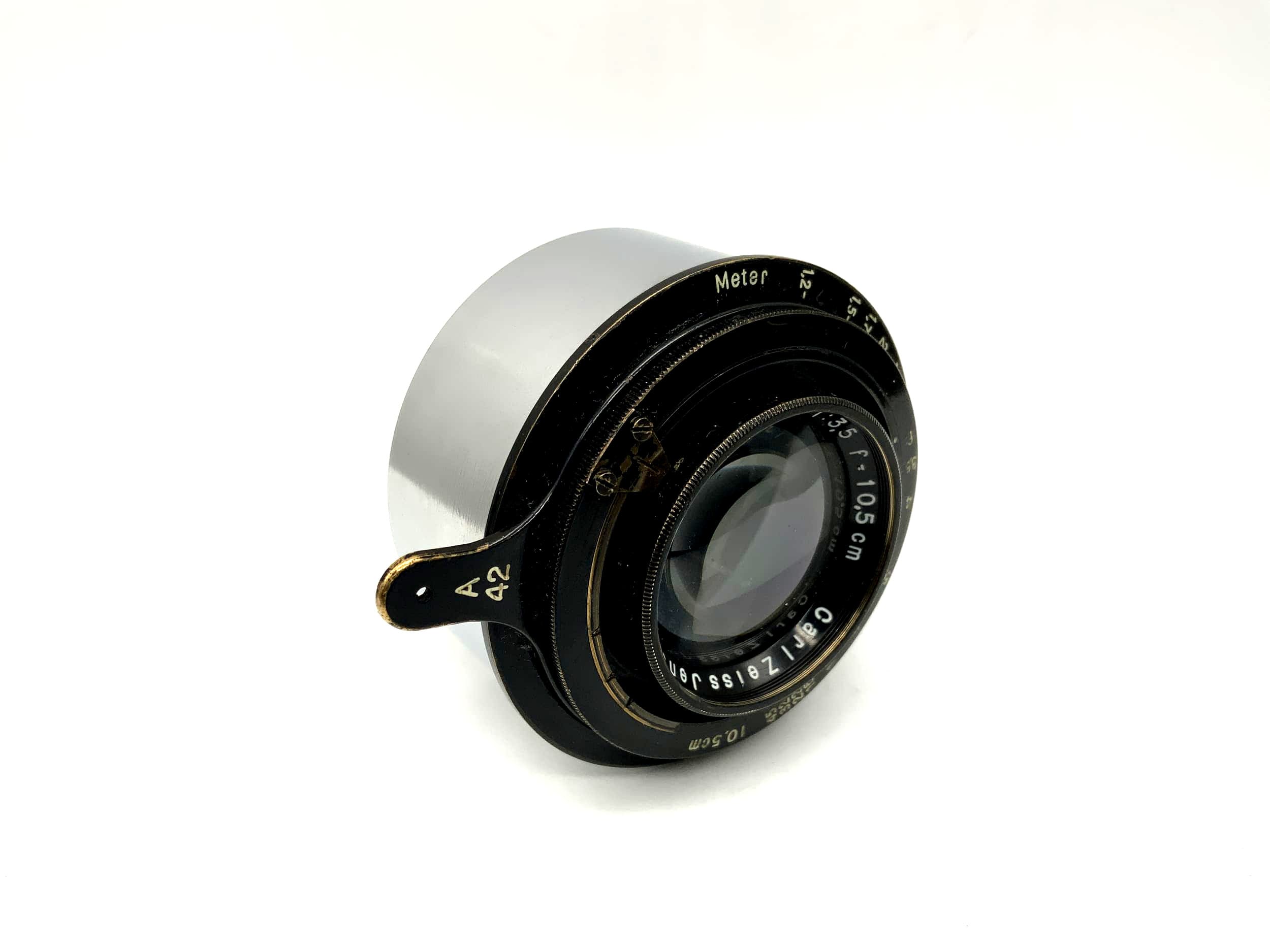 Carl Zeiss 10,5cm 1:3.5 Objektiv Tessar 105mm Kamera Camera Lens (M39)