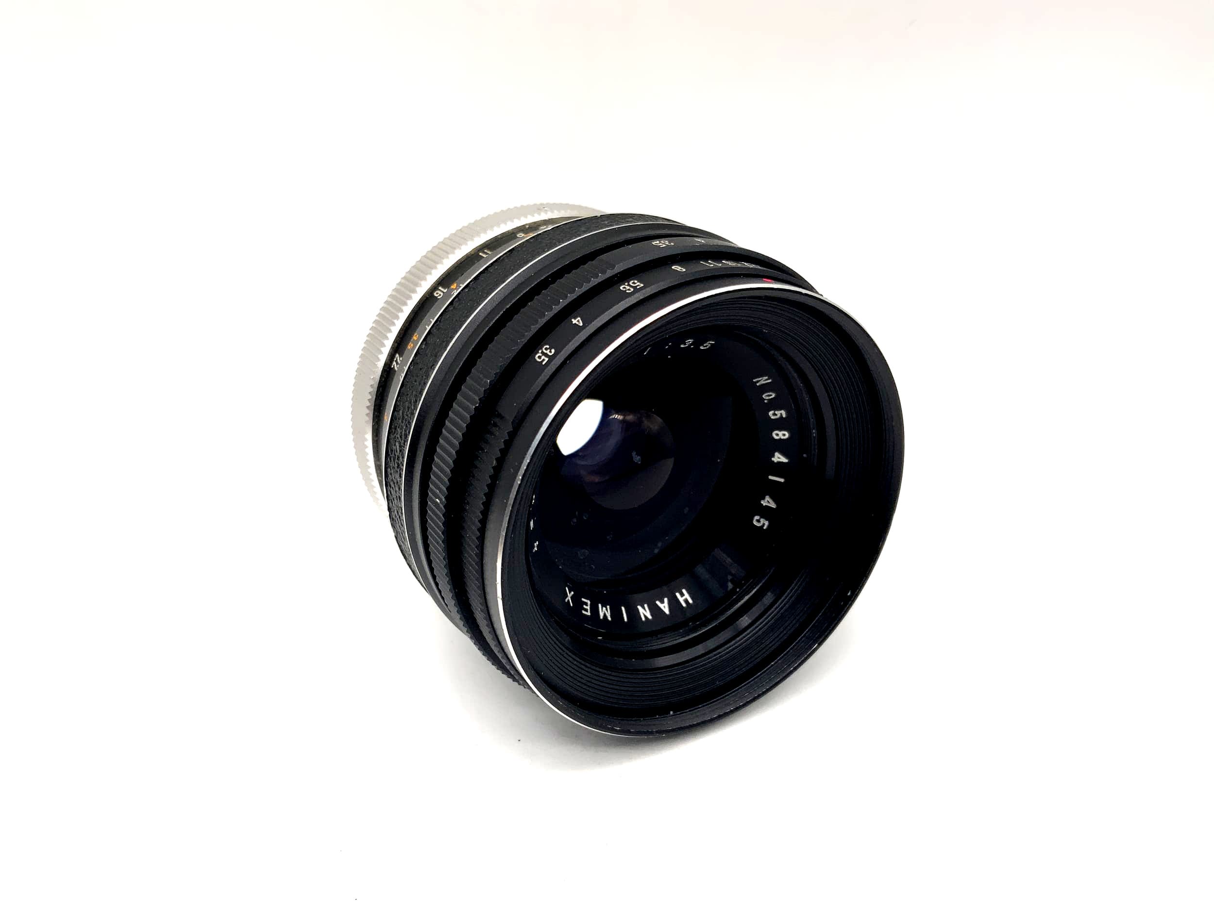 Hanimex 35mm 1:3.5 Objektiv Kamera Camera Lens (Exa)