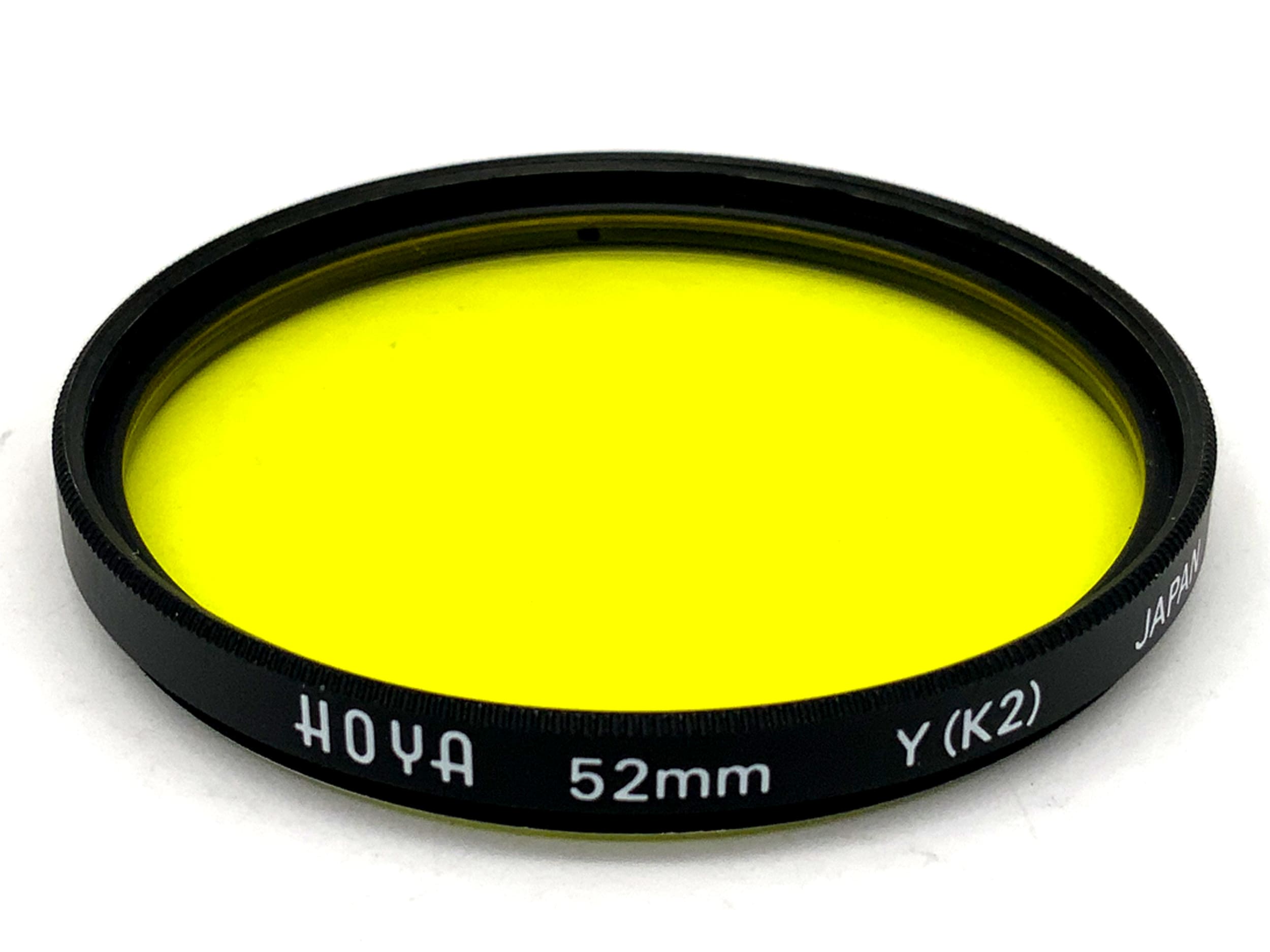Hoya Farbfilter Gelb Yellow Y (K2) Filter 52mm Kreisförmig Filtergewinde