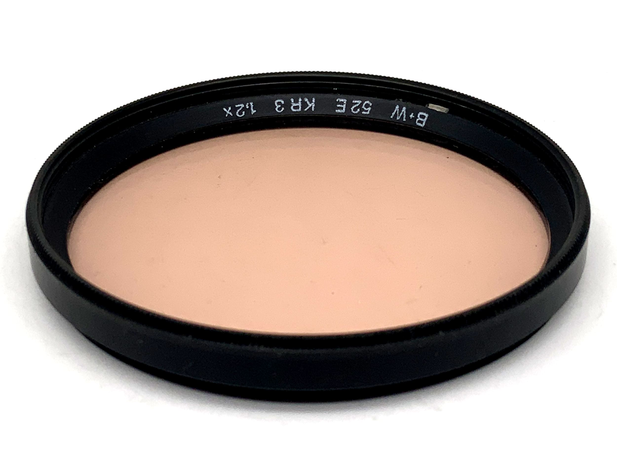 B+W Korrekturfilter KR3 1,2x Filter 52mm Kreisförmig Filtergewinde