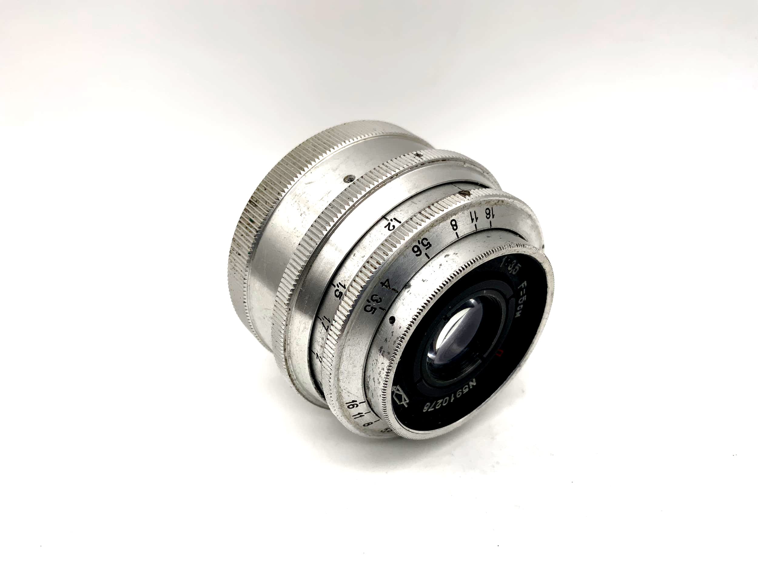 KMZ 5cm 1:3.5 Objektiv red P Industar 50 Kamera Camera Lens (M39)
