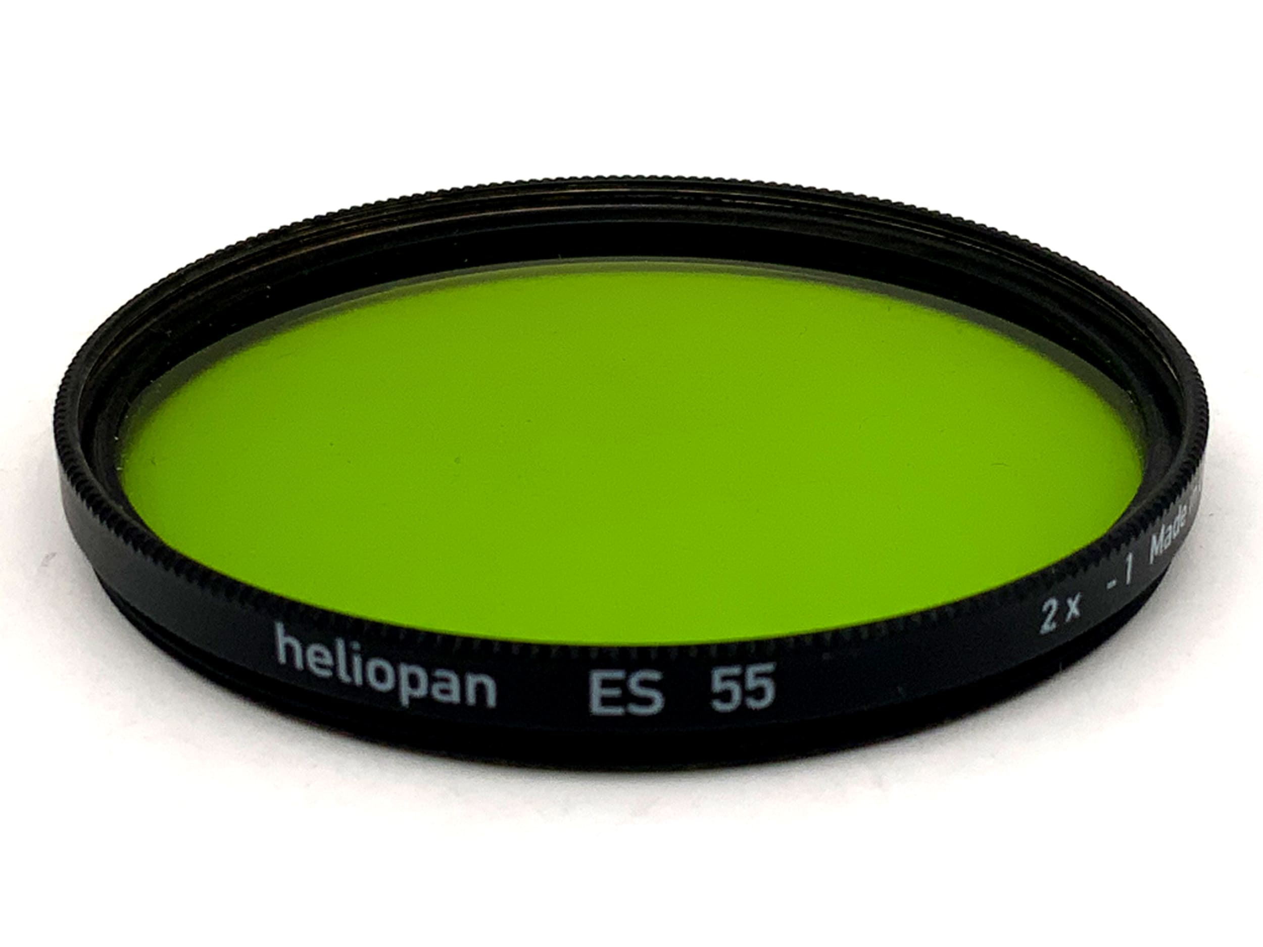 Heliopan Farbfilter ES 55 2x -1 Grün Green Filter 55mm Kreisförmig Filtergewinde
