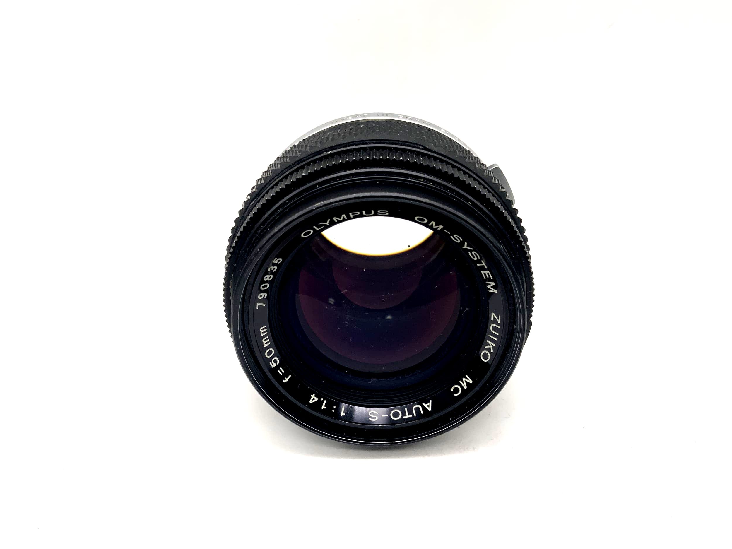Olympus 50mm 1:1.4 Objektiv OM-System Zuiko MC Auto-S Kamera Lens (Olympus OM)