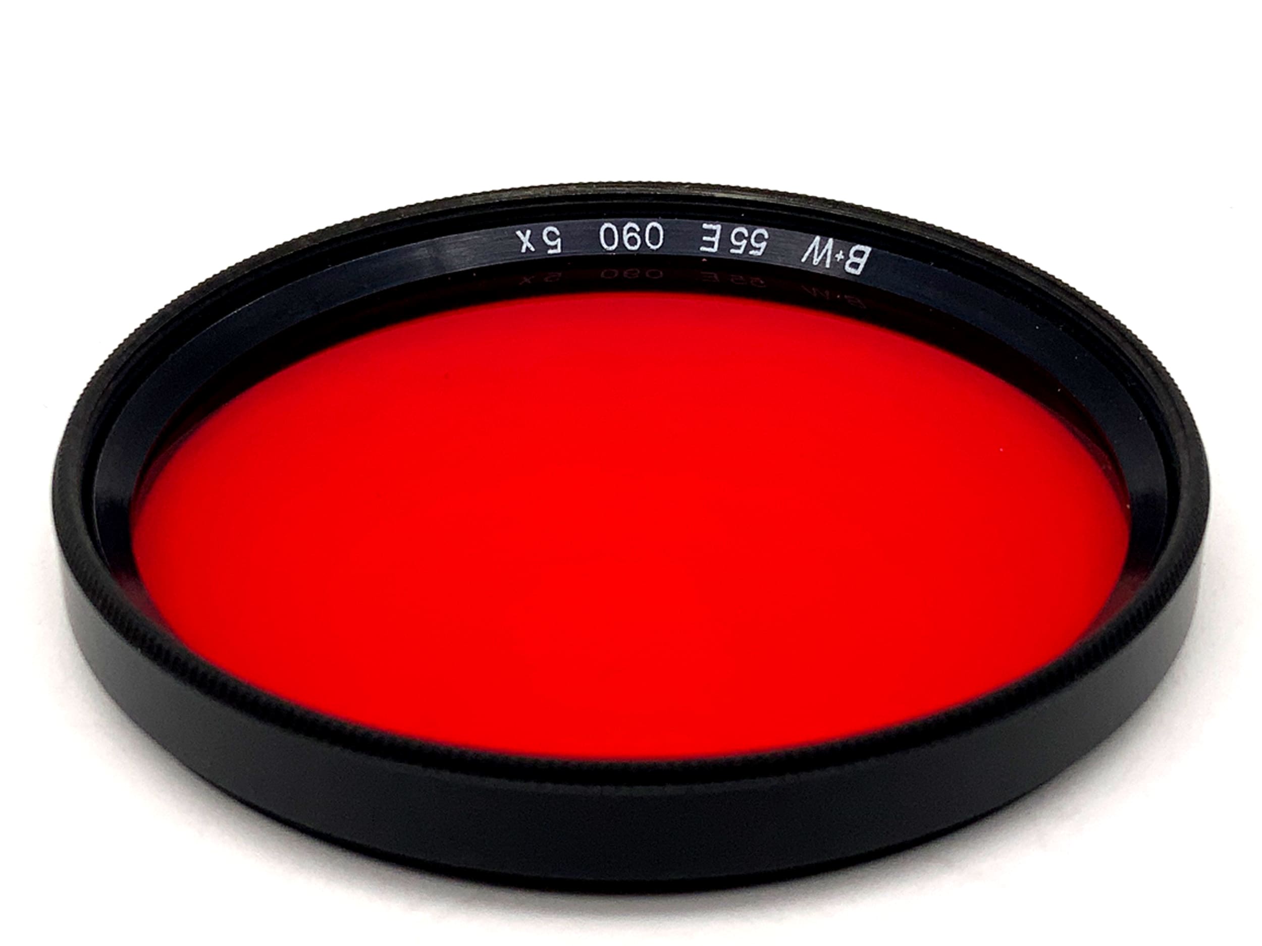 B+W Farbfilter 55E 090 5x rot red Filter 55mm Kreisförmig Filtergewinde