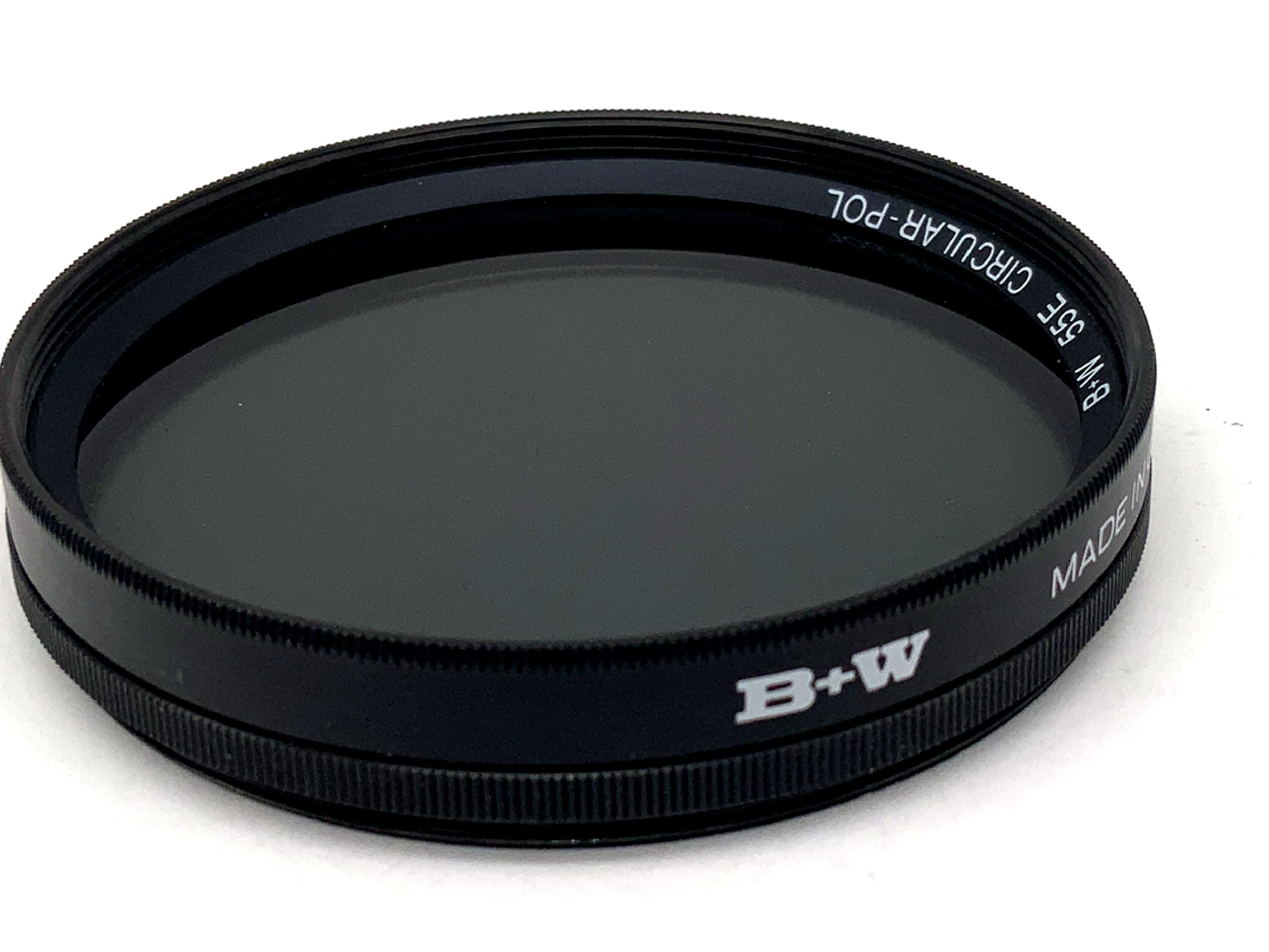 B+W Polfilter 55E Circular-Pol Filter 55mm Kreisförmig Filtergewinde