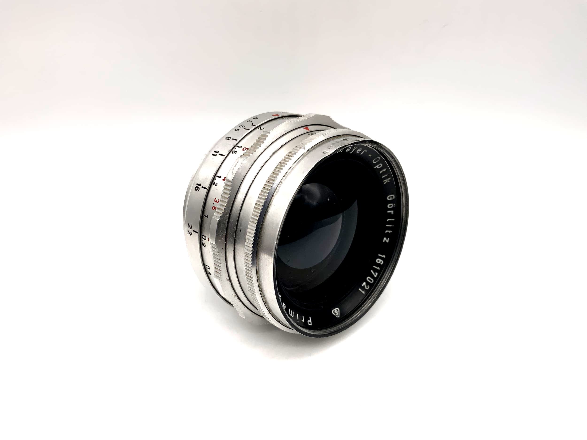 Meyer Optik Görlitz 35mm 1:4.5 Objektiv Primagon red V Camera Lens (Altix)