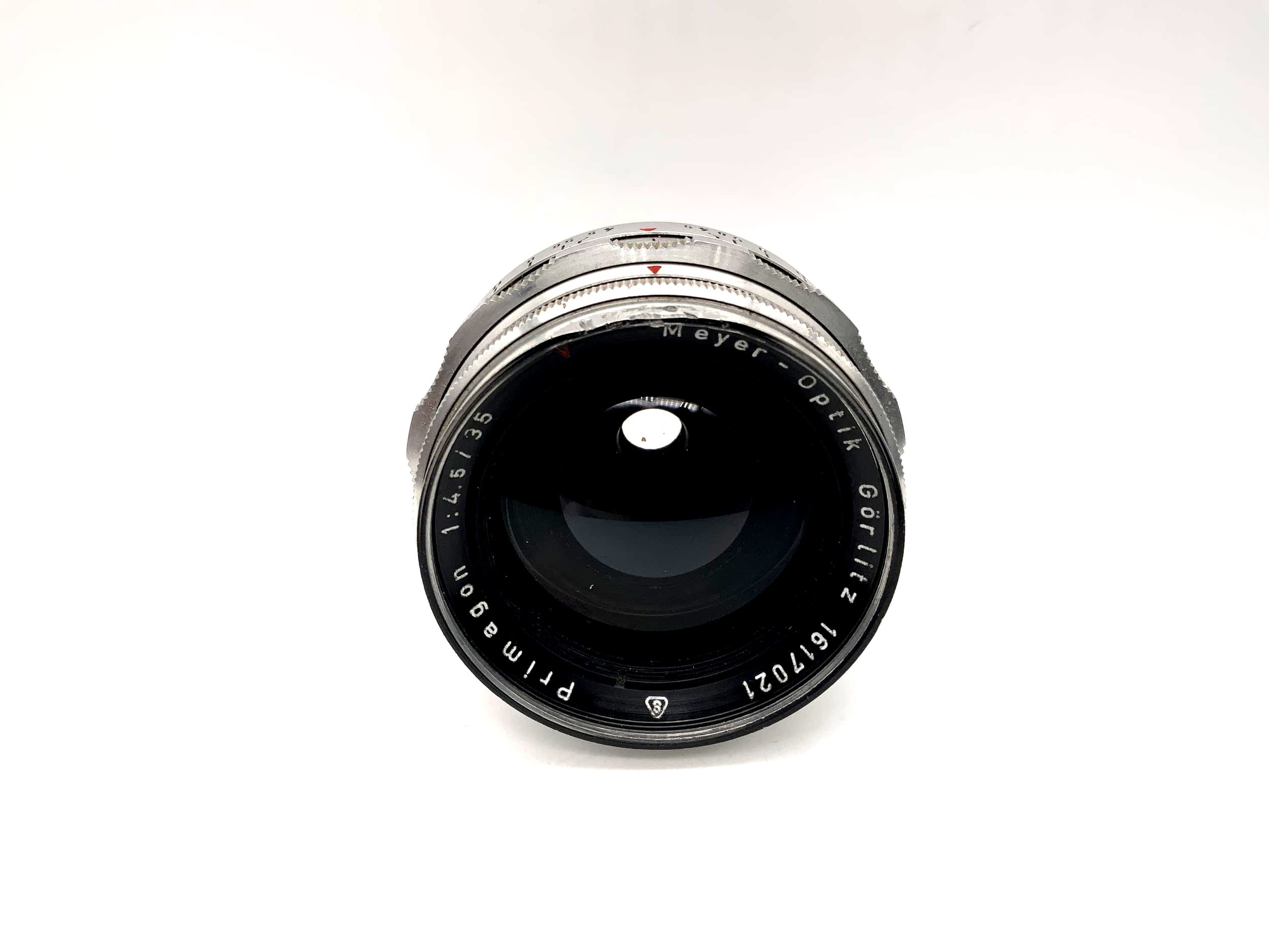 Meyer Optik Görlitz 35mm 1:4.5 Objektiv Primagon red V Camera Lens (Altix)