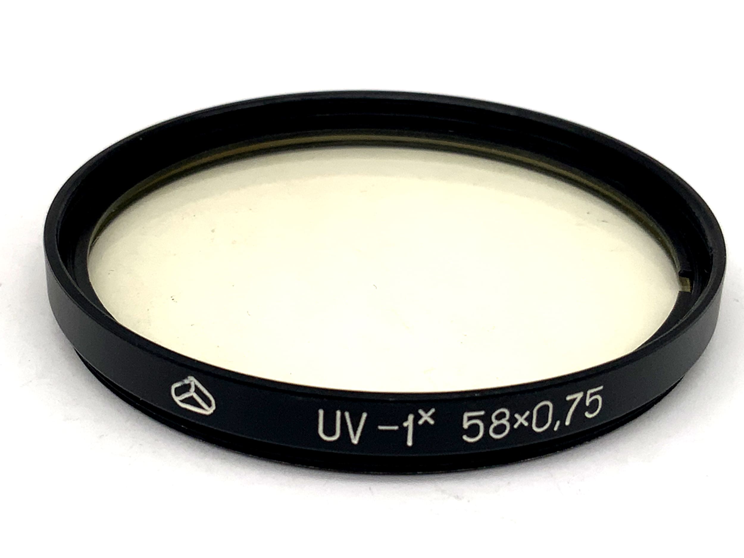 Zenit UV UV-1x 58x0,75 Filter 58mm Kreisförmig Filtergewinde