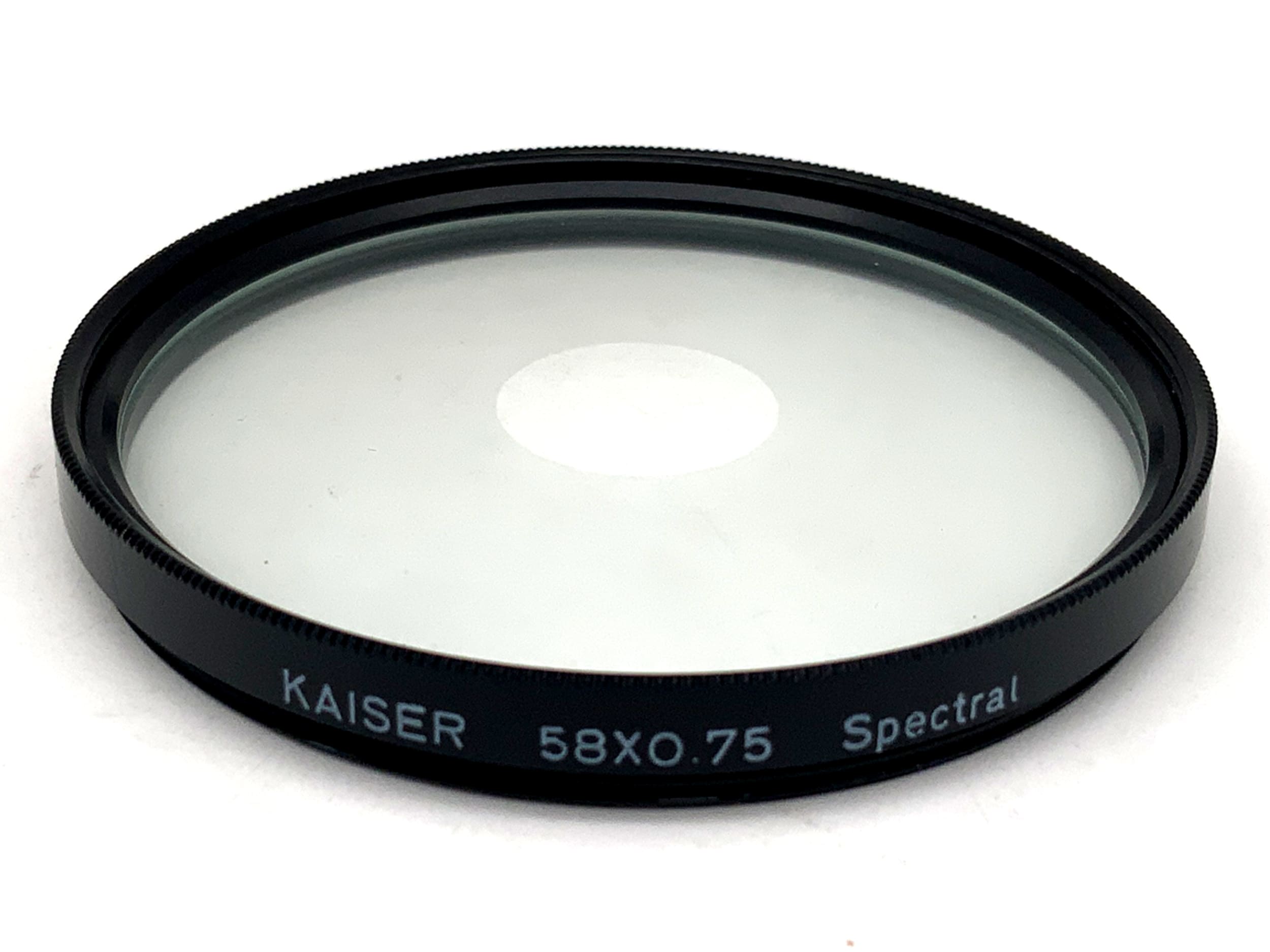 Kaiser Effektfilter 58x0,75 Spectral Filter 58mm Kreisförmig Filtergewinde