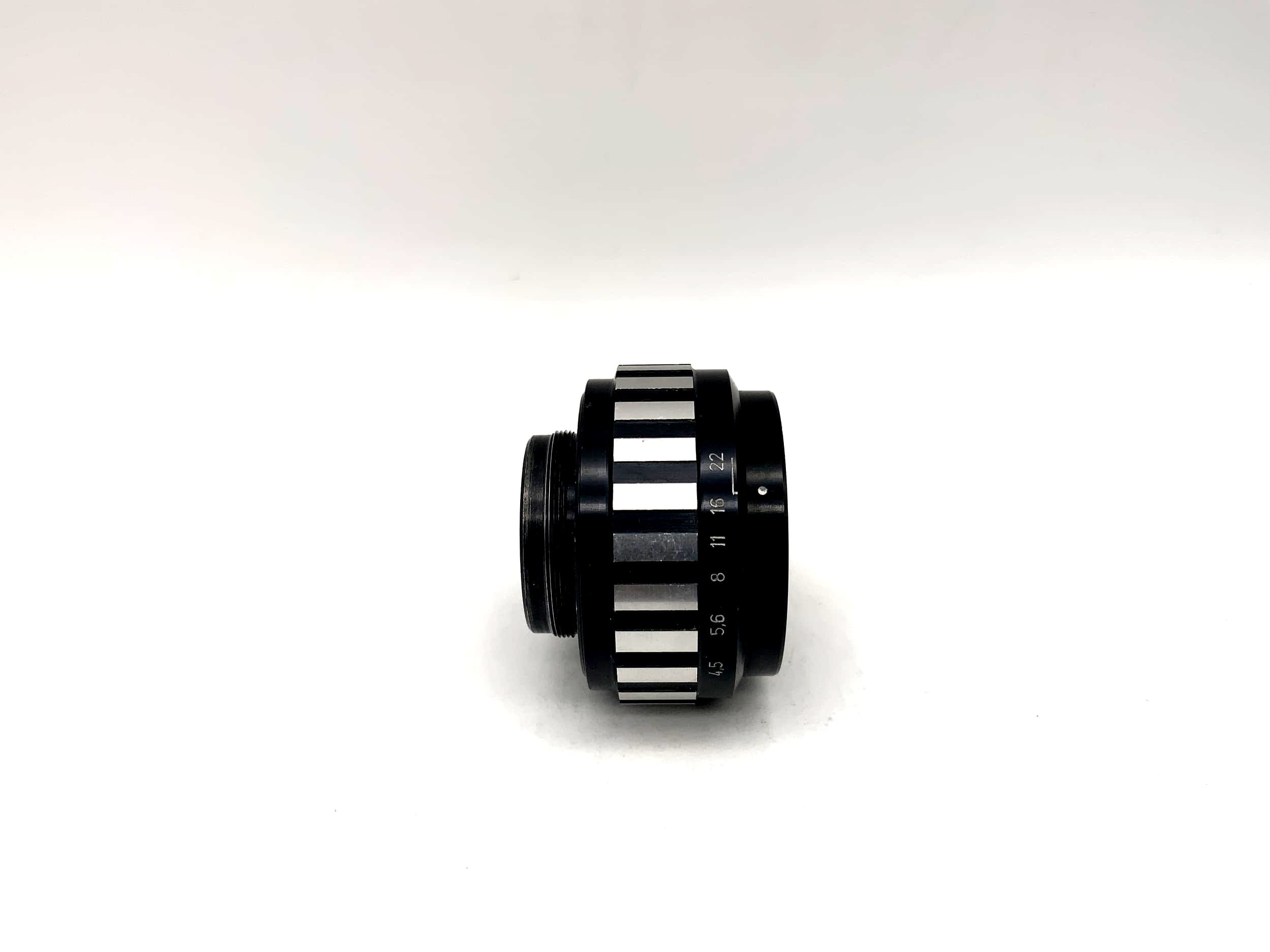 Meopta 55mm 1:4.5 Vergrößerungsobjektiv Belar Enlarger Zebra (23,5mm Gewinde)