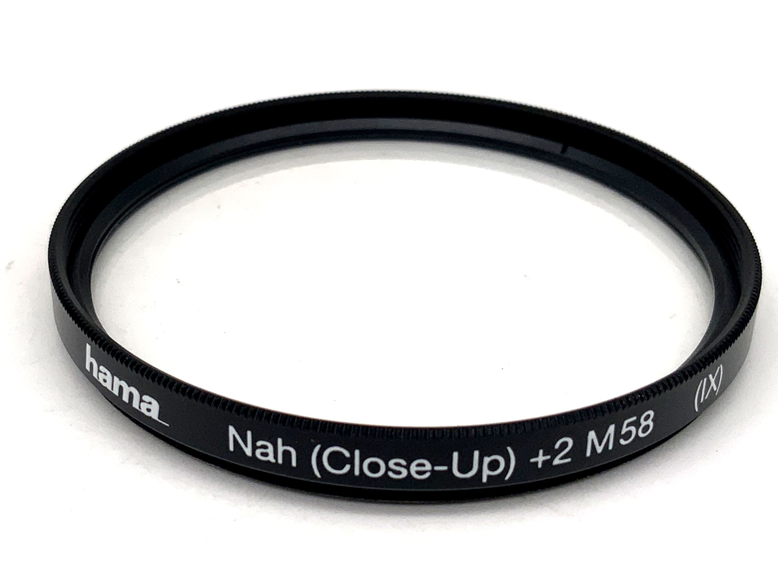 Hama Macro Linse Nah (Close-Up)+2 M58 (IX) Filter 58mm Kreisförmig Filtergewinde