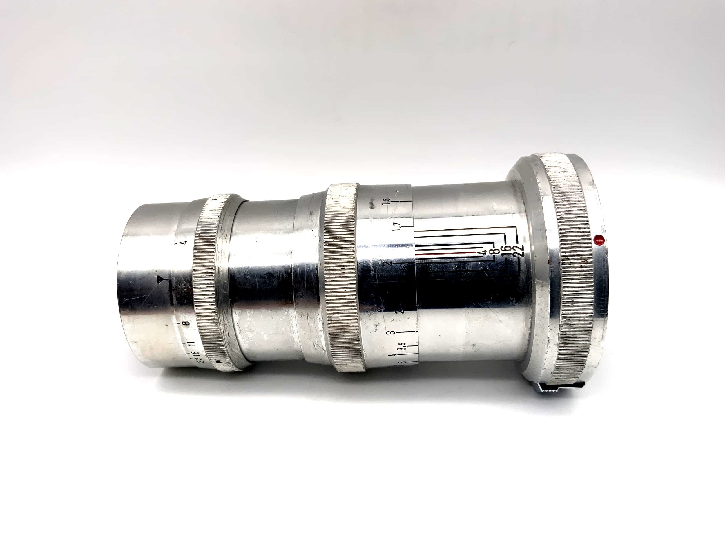 Carl Zeiss 135mm 1:4 Objektiv Sonnar Kamera Camera Lens (Contax RF) Text lesen