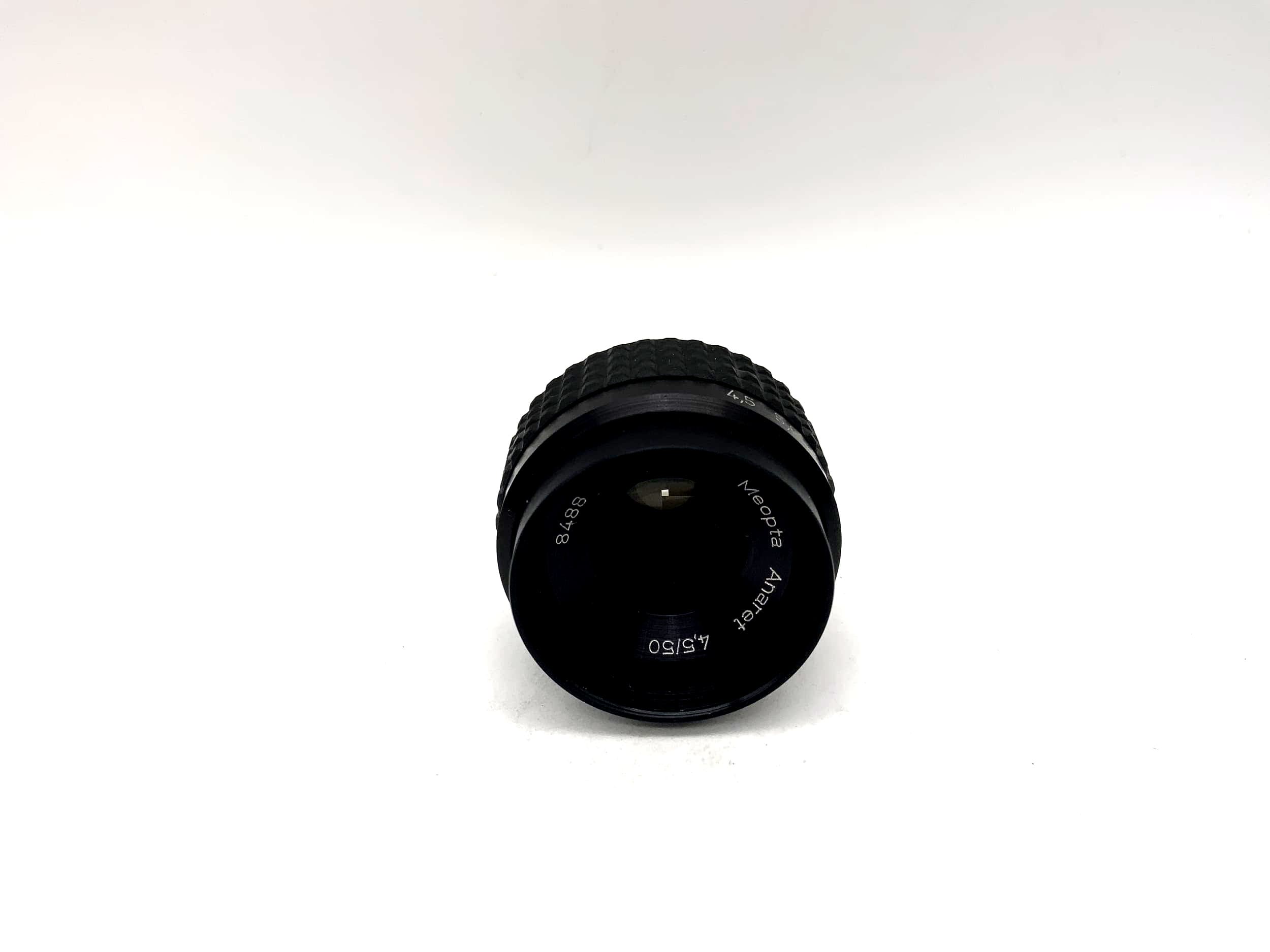 Meopta 50mm 1:4.5 Vergrößerungsobjektiv Anaret Enlarger Zebra (23,5mm Gewinde)