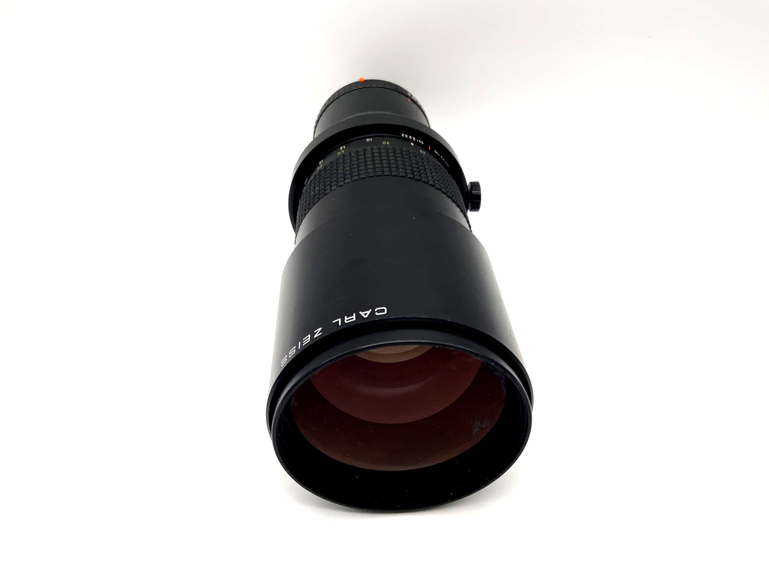 Carl Zeiss 300mm 1:4 Objektiv MC Prakticar Camera Lens (Praktica B) Text lesen