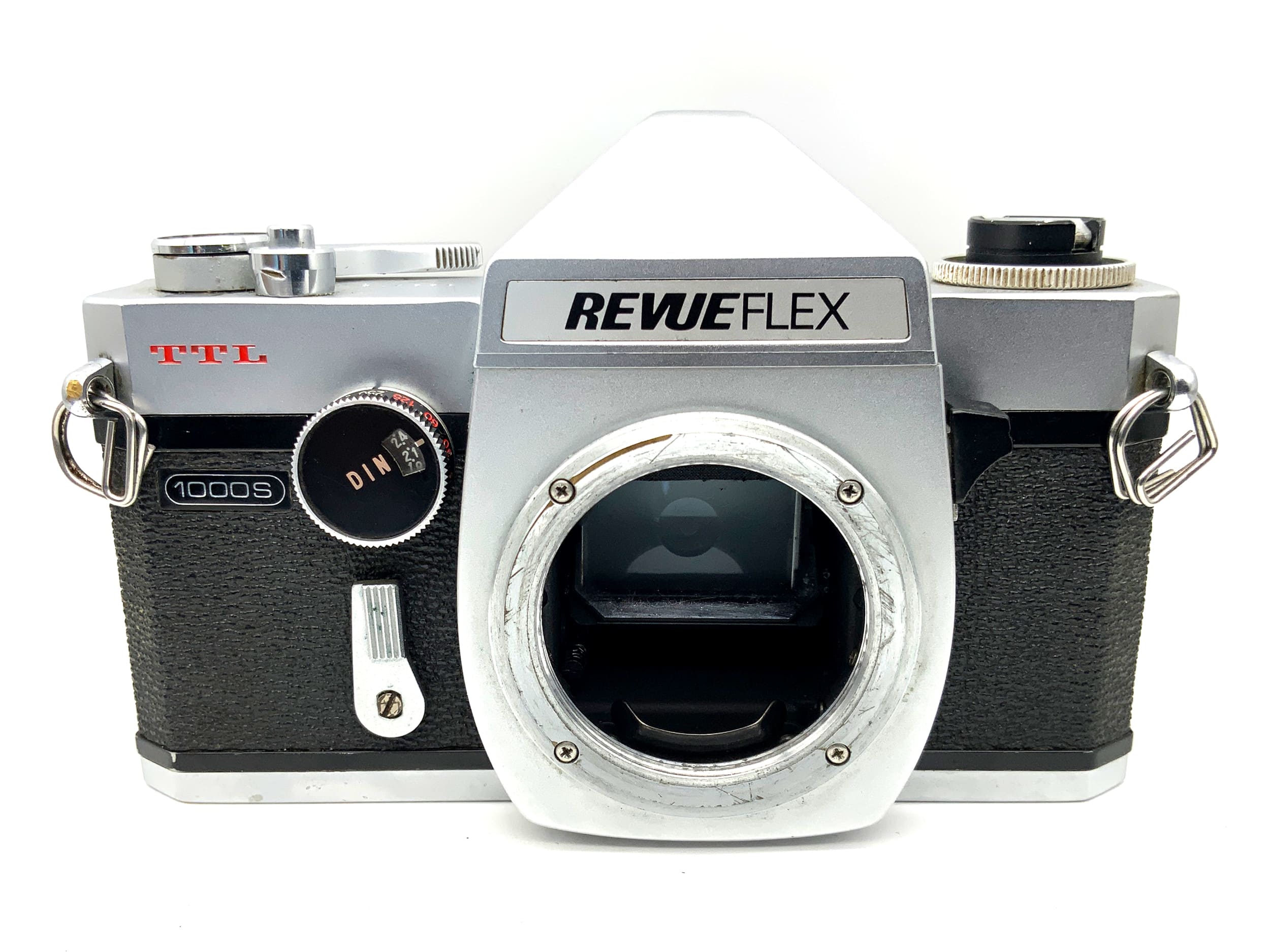 Revue Flex 1000S 35mm Spiegelreflexkamera SLR TTL Body Gehäuse !Beli defekt!