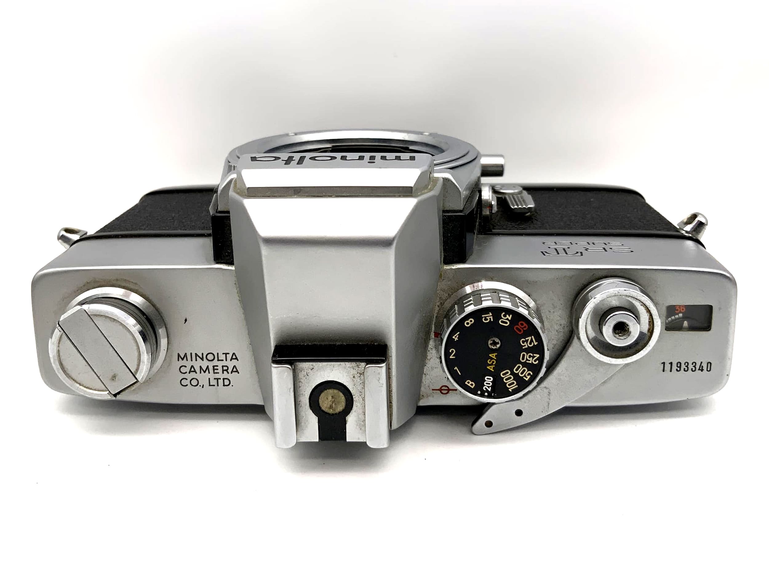 Minolta SR T Super 35mm Spiegelreflexkamera SLR  Body Gehäuse !Beli defekt!