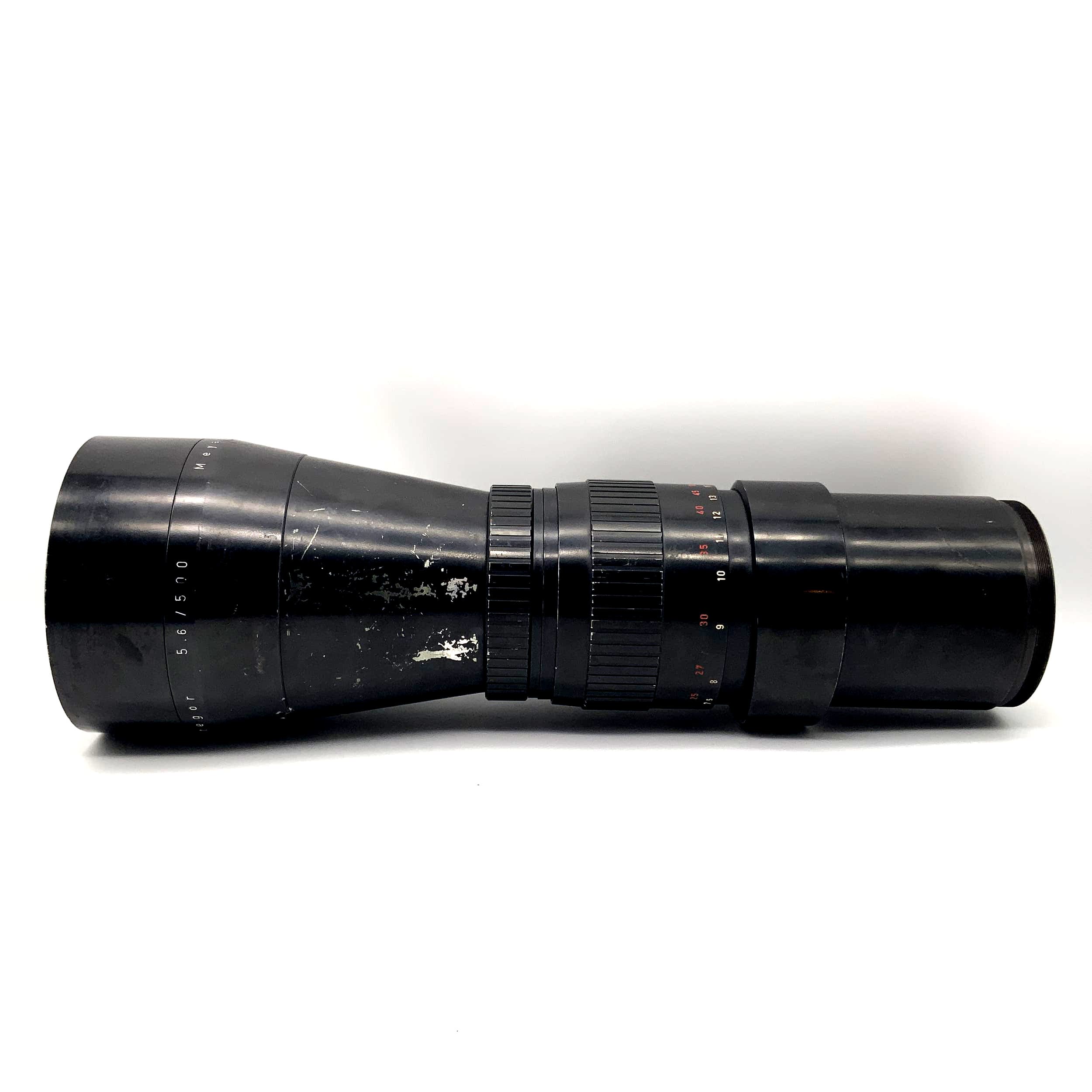 Meyer Optik Görlitz 500mm 1:5.6 Objektiv Orestegor Camera Lens (x) Text lesen