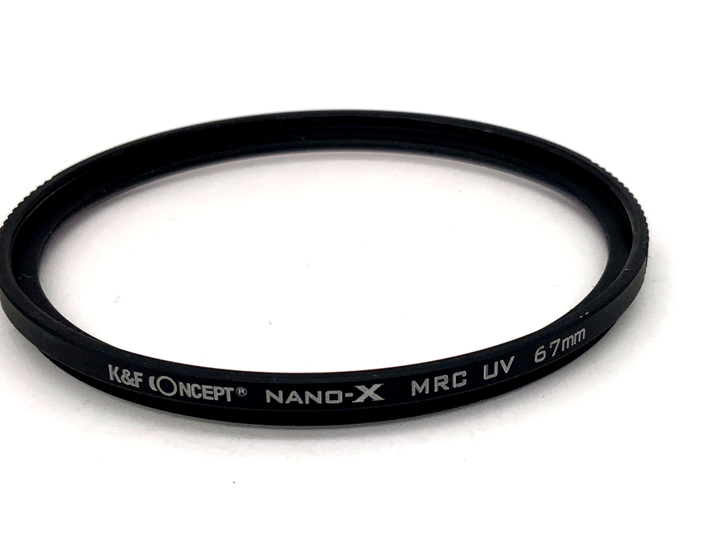 K&F Concept UV Nano-X MRC UV Filter 67mm Kreisförmig Filtergewinde