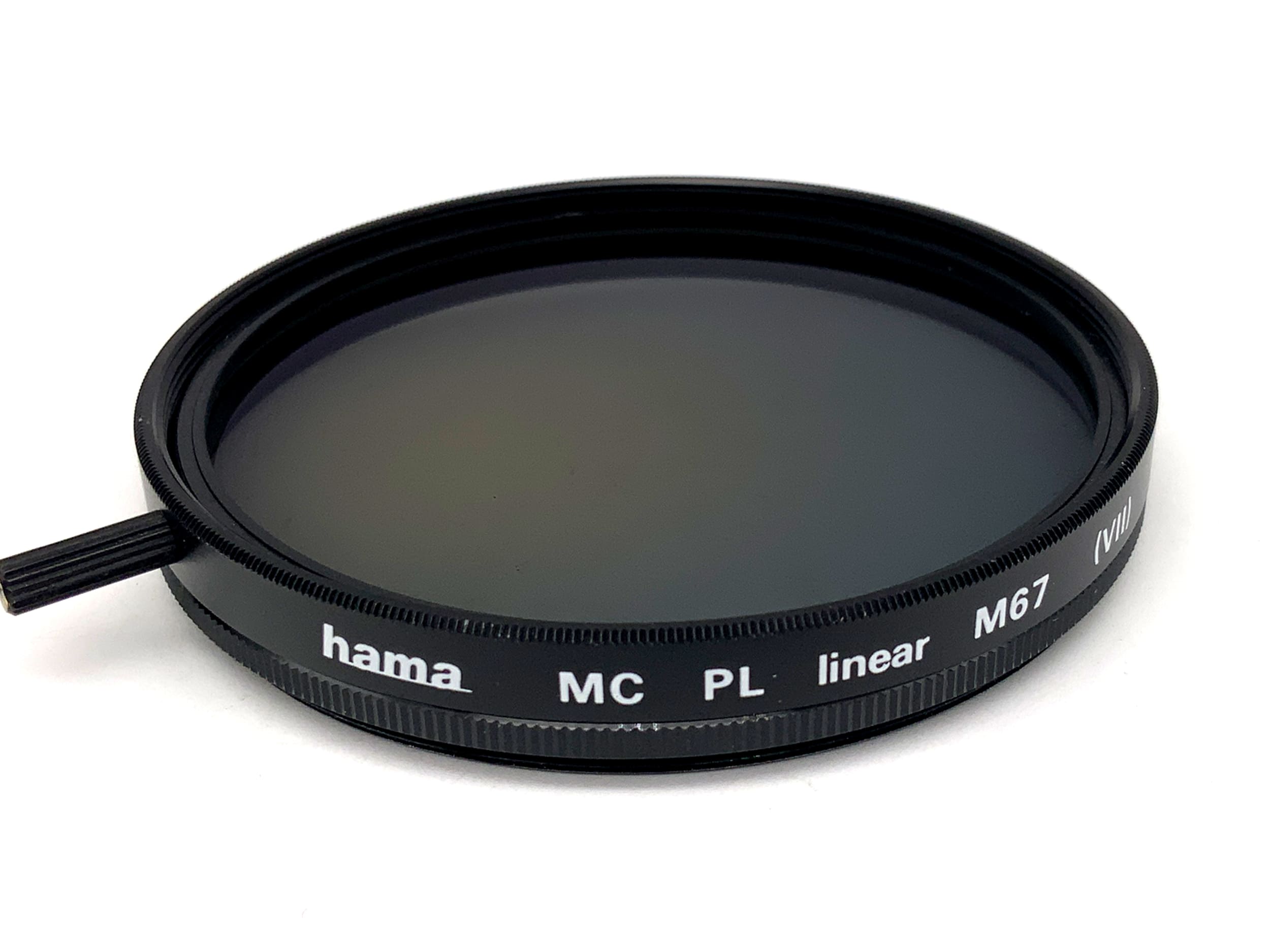 Hama Polfilter MC PL linear M67 (VII) Filter 67mm Kreisförmig Filtergewinde