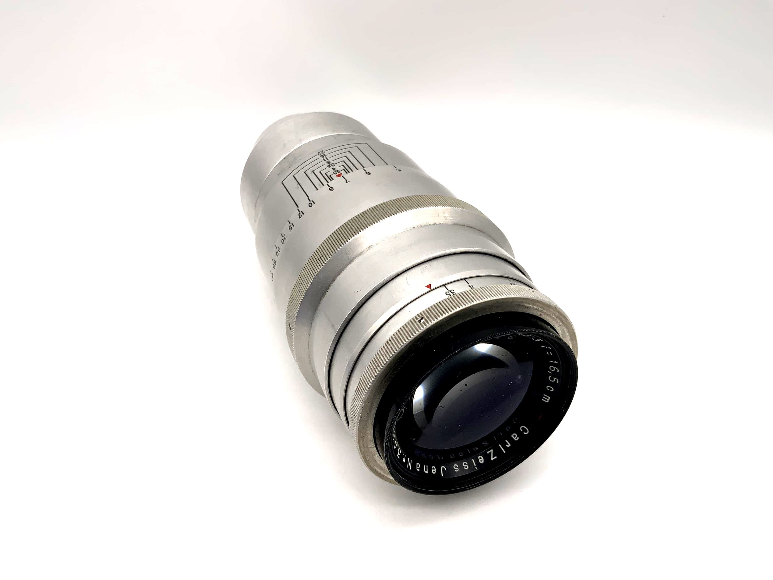 Carl Zeiss 16,5cm 1:3.5 Objektiv Tessar red T Lens (M39 Primaflex) !Nebel!