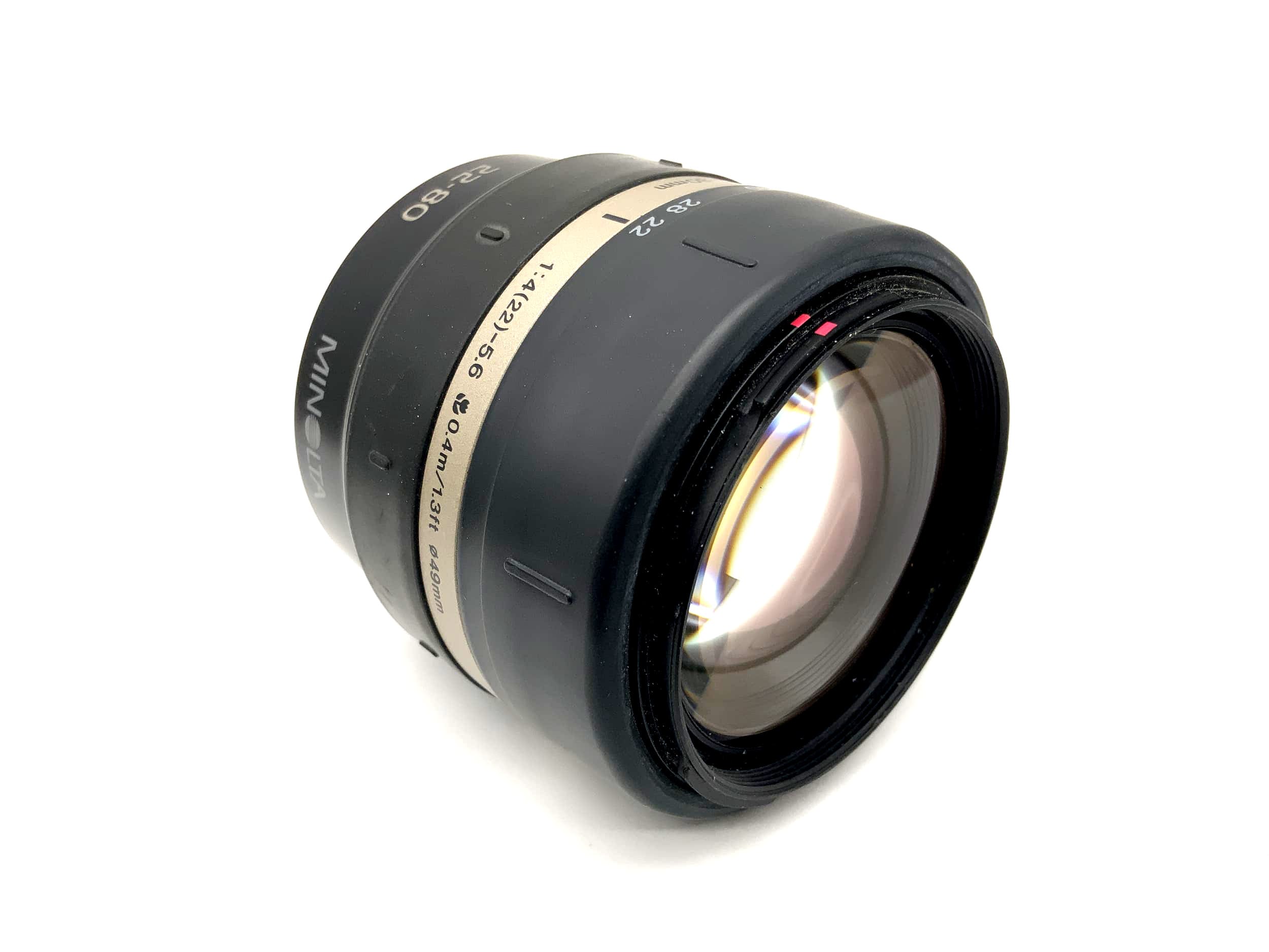 Minolta 22-80mm 1:4-5.6 Objektiv (22) V Lens Kamera Camera Lens (Minolta Vectis)