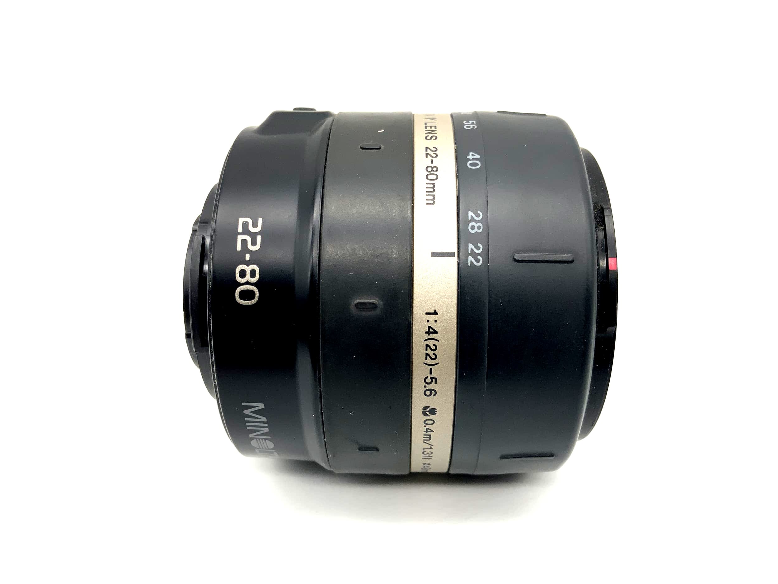 Minolta 22-80mm 1:4-5.6 Objektiv (22) V Lens Kamera Camera Lens (Minolta Vectis)