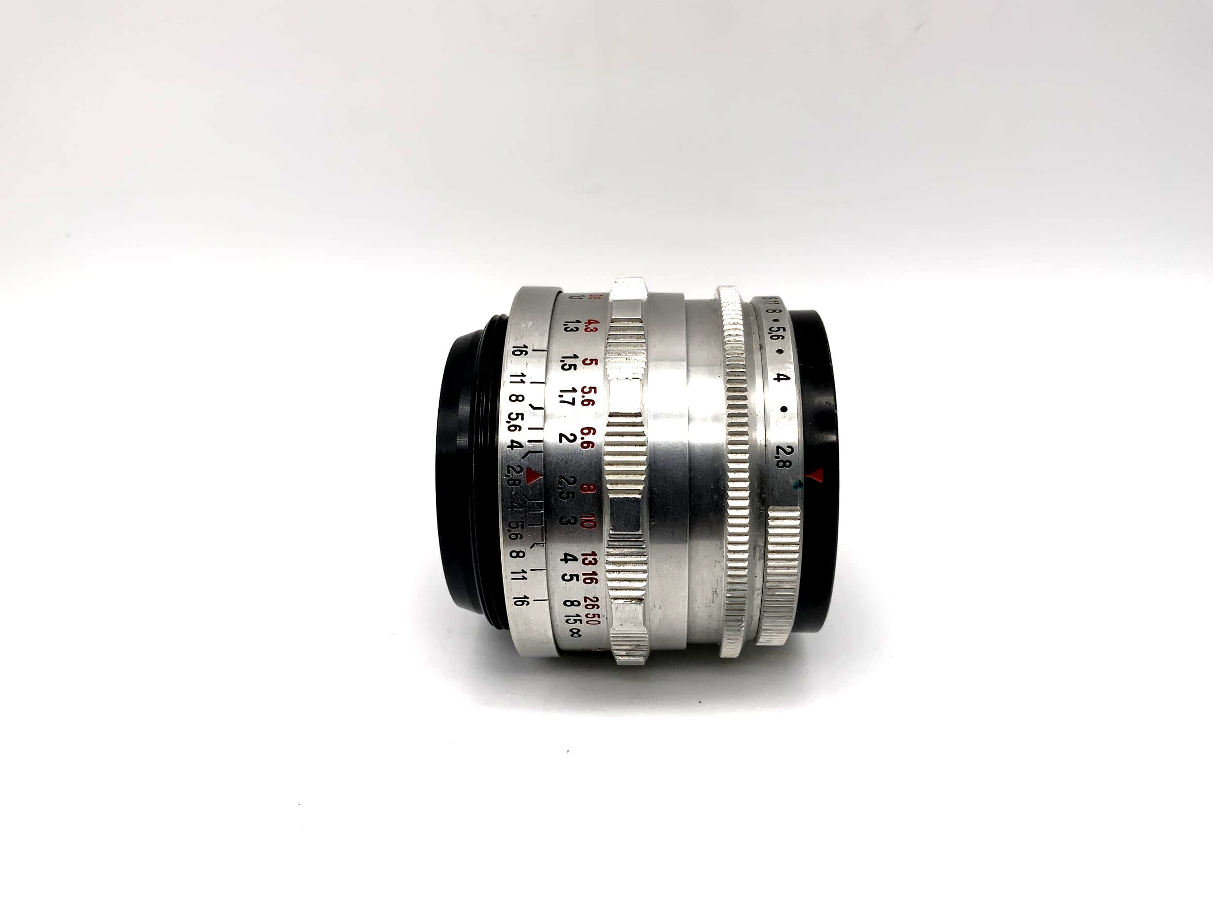 Carl Zeiss 50mm 1:2.8 Objektiv Tessar 12 Blades Kamera Camera Lens (M42) !Nebel!