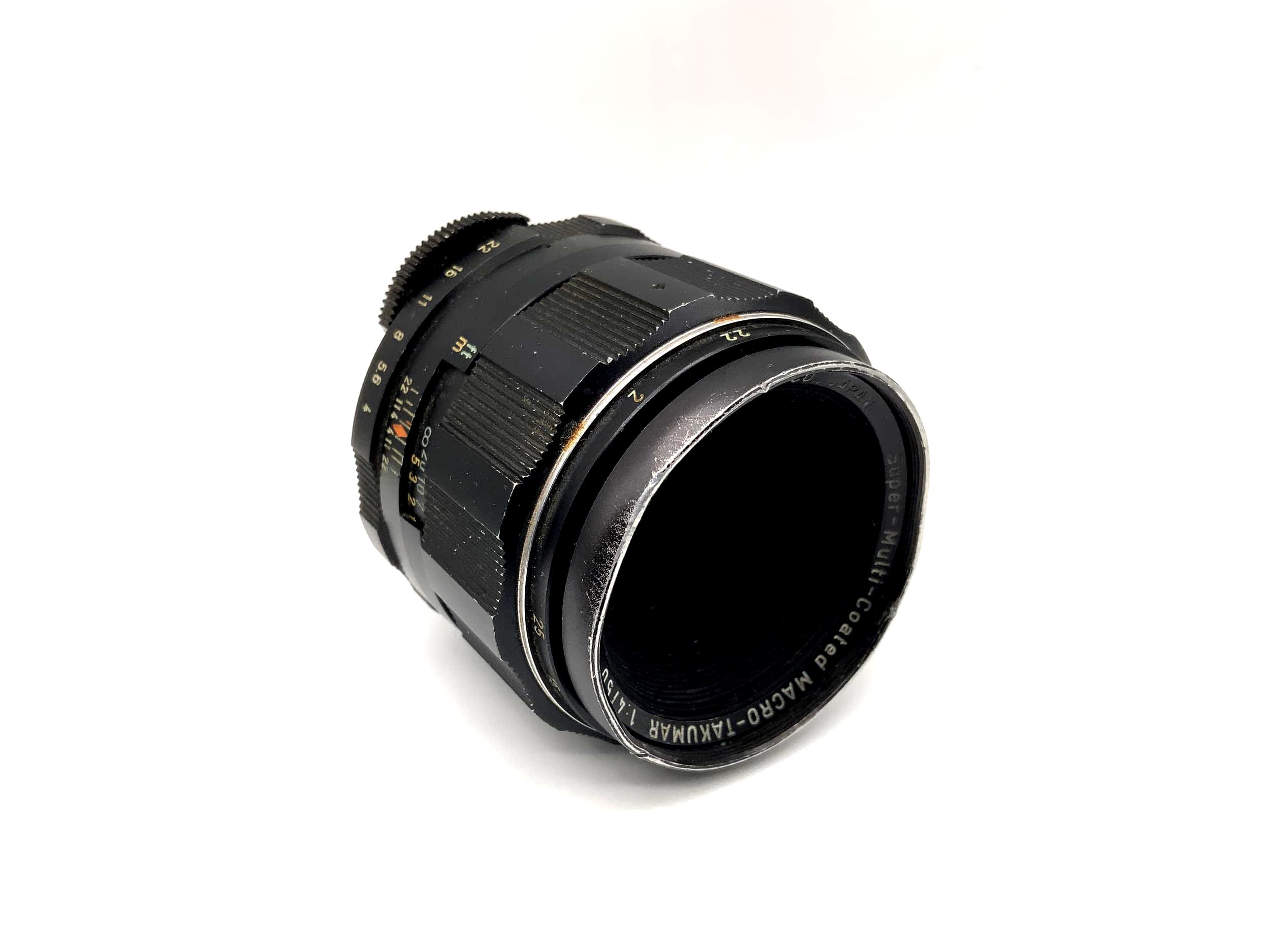 Asahi Pentax 50mm 1:4 Objektiv Super Multi Coated Macro Takumar Lens (M42)