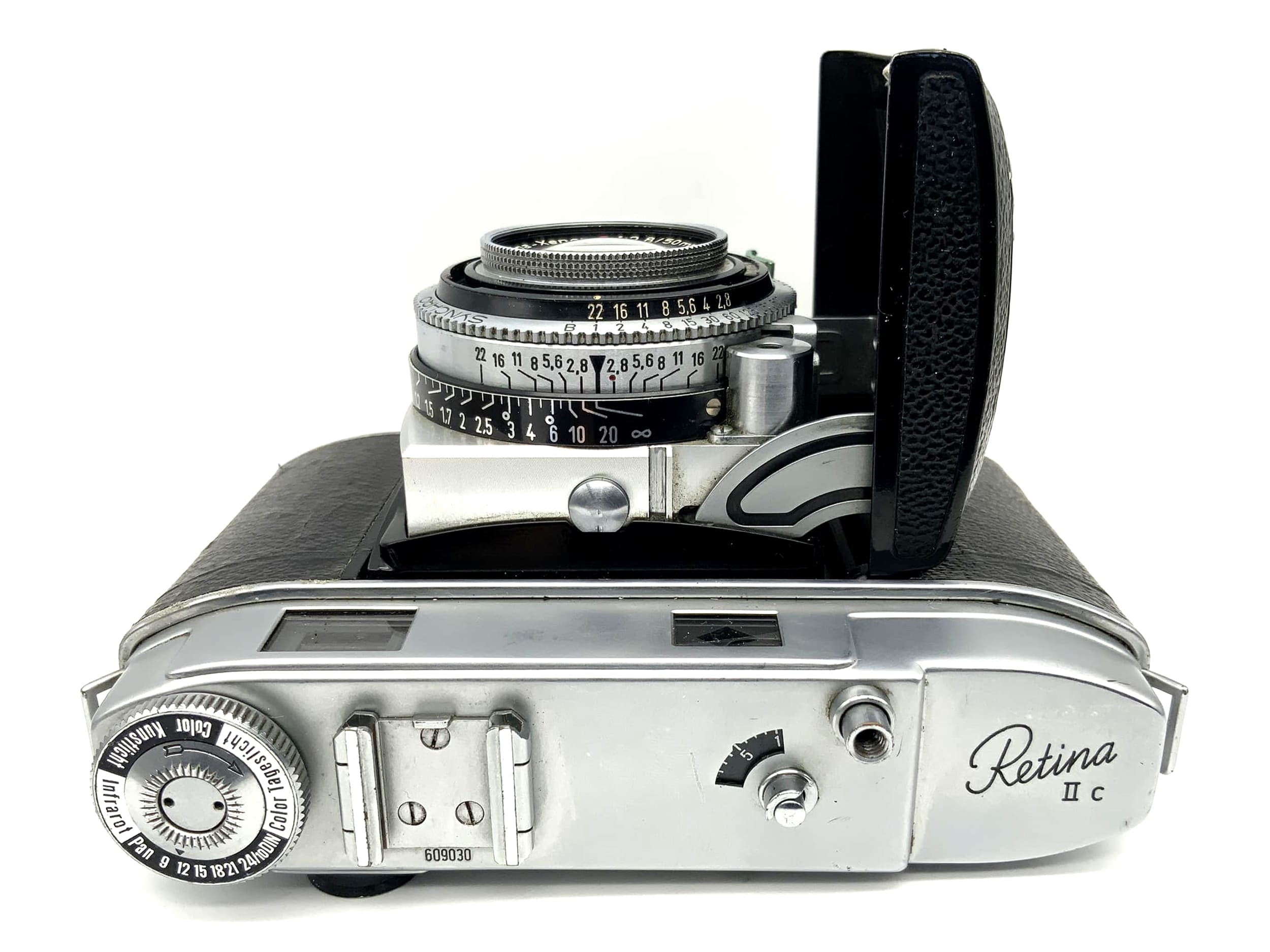 Kodak Retina IIc Klappkamera mit Xenon 1:2.8 50mm red C 2c Rangefinder Big C