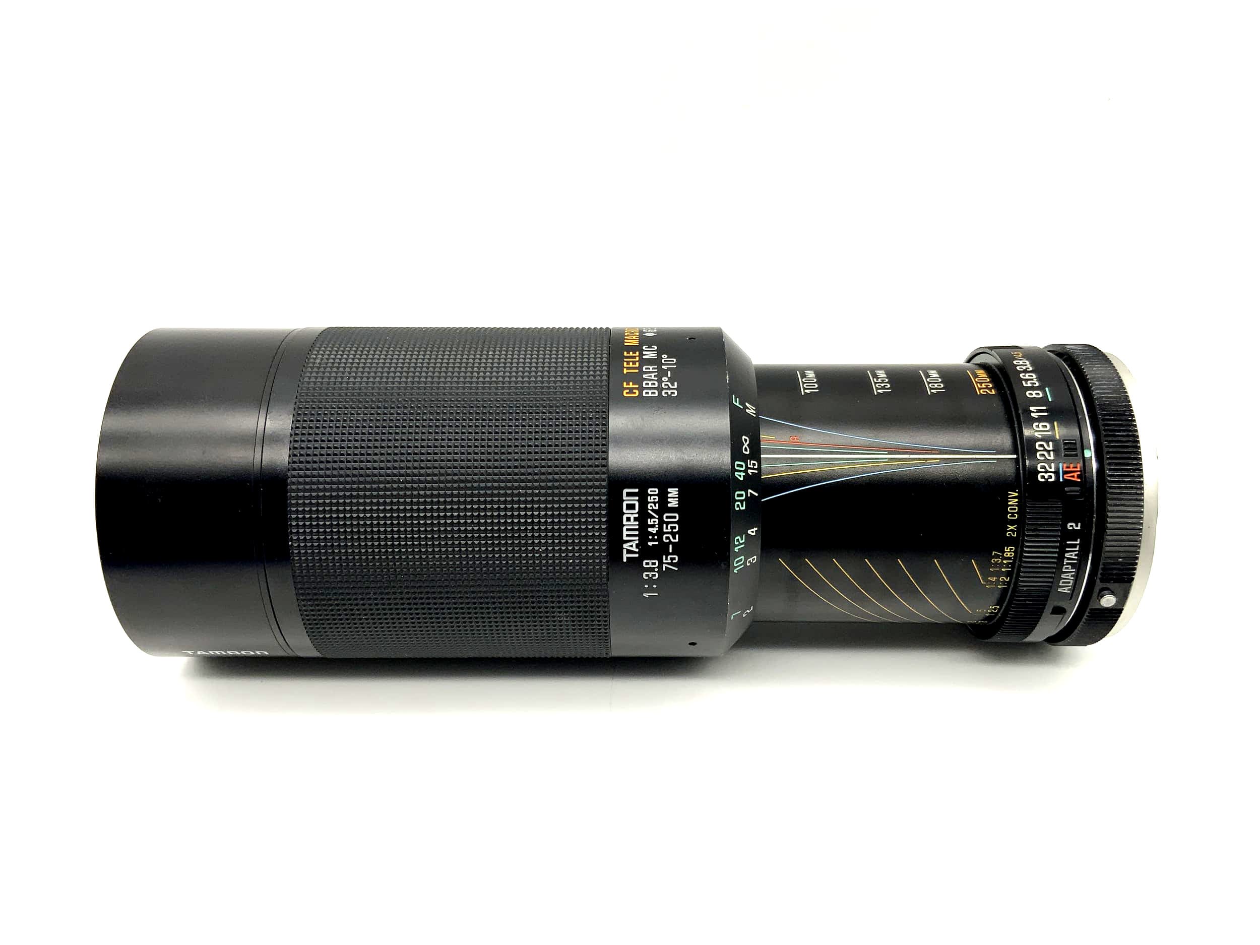 Tamron 75-250mm 1:3.8 /4.5 Objektiv Adaptall 2 CF Tele Macro BBAR MC (Konica AR)