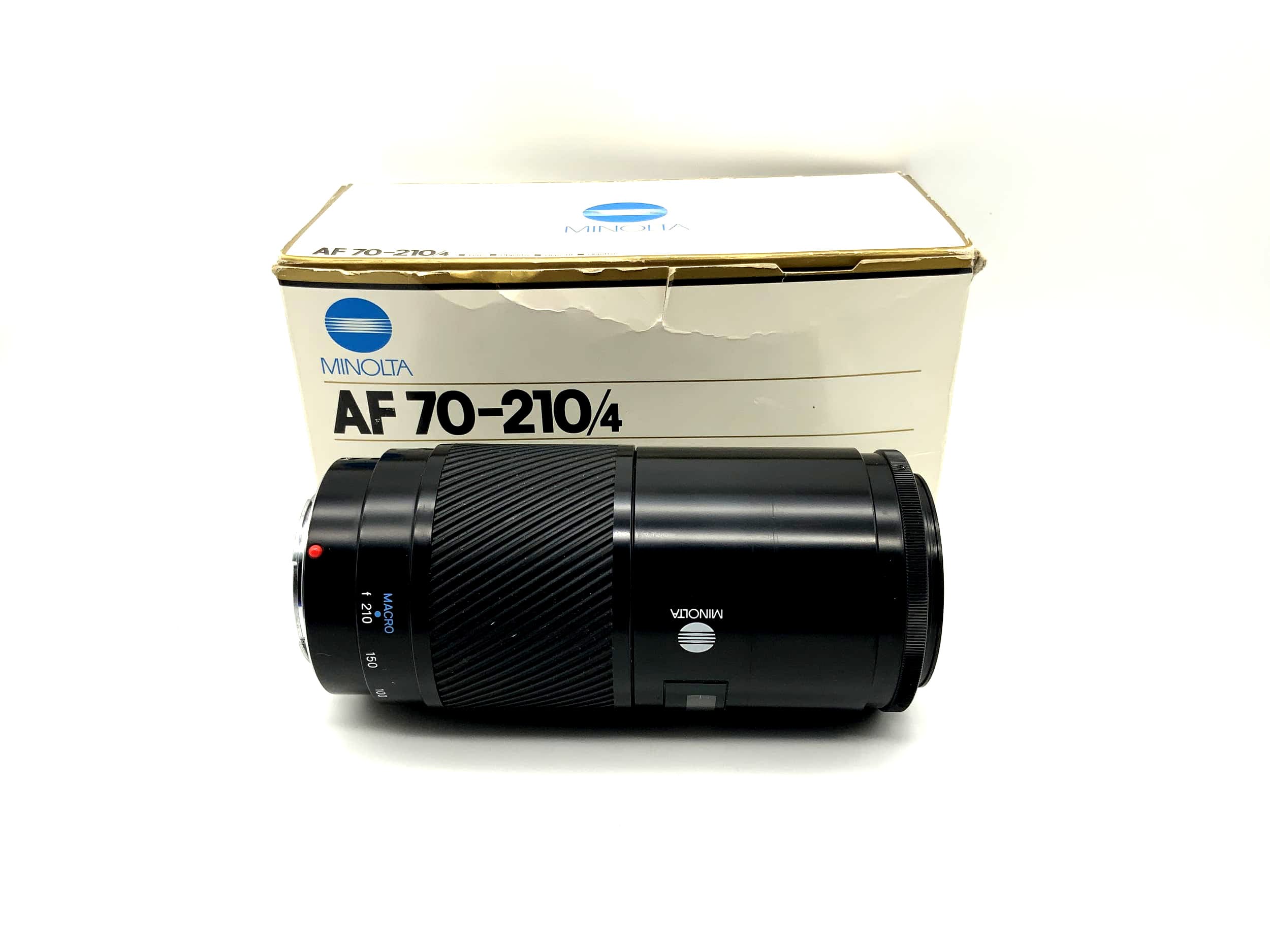 Minolta 70-210mm 1:4 Objektiv AF Lens mit OVP Camera Lens (Minolta AF/Sony A)