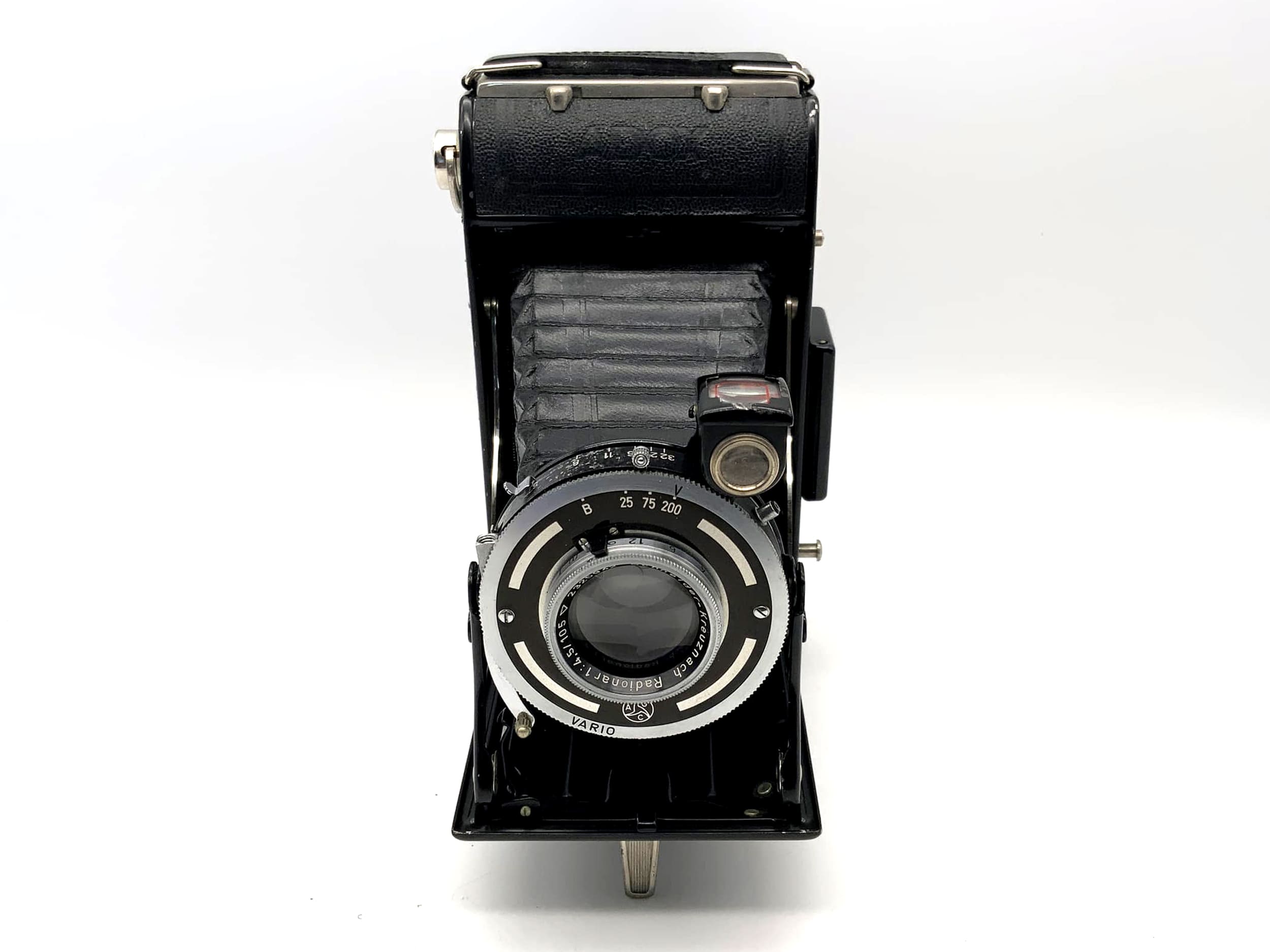 Adox Sport Klappkamera mit Radionar 1:4.5 105mm Vario Schneider Kreuznach