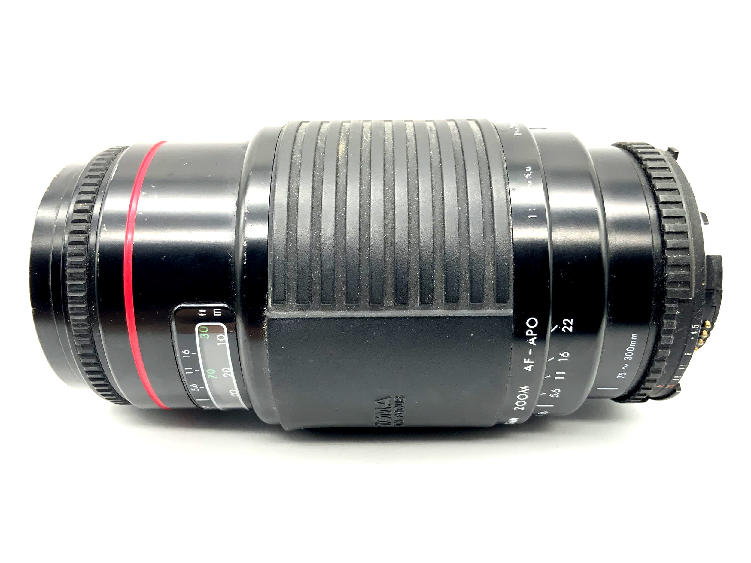 Sigma 75-300mm 1:4.5-5.6 Objektiv Zoom AF-APO Multi-Coated Lens (Nikon AF)