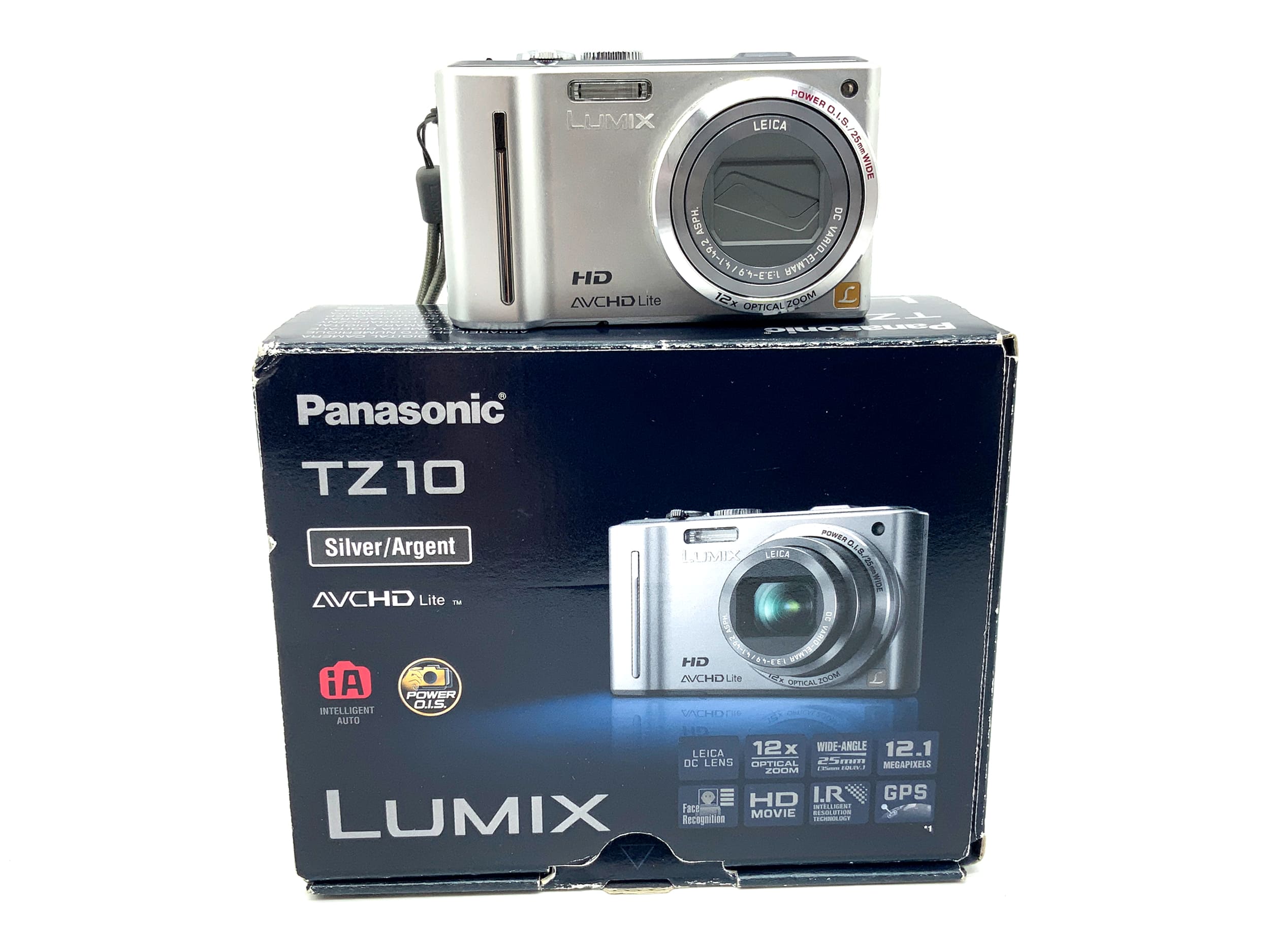 Panasonic Lumix DMC-TZ10 Kompaktkamera mit Leica DC Vario-Elmarit f/4.1-49.2mm