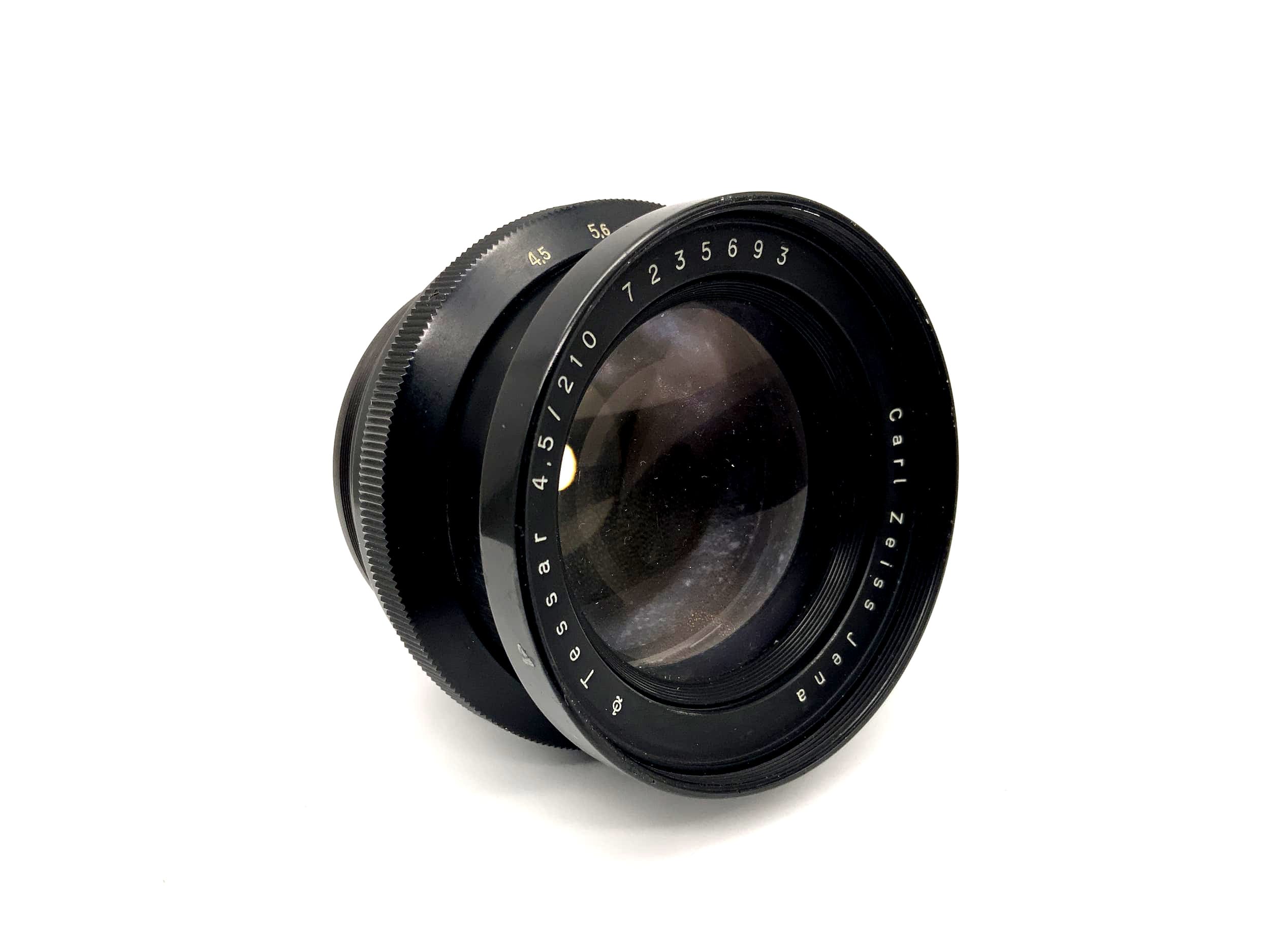 Carl Zeiss 210mm 1:4.5 Objektiv Tessar N60 Großformat (für Plattenkamera 62mm)
