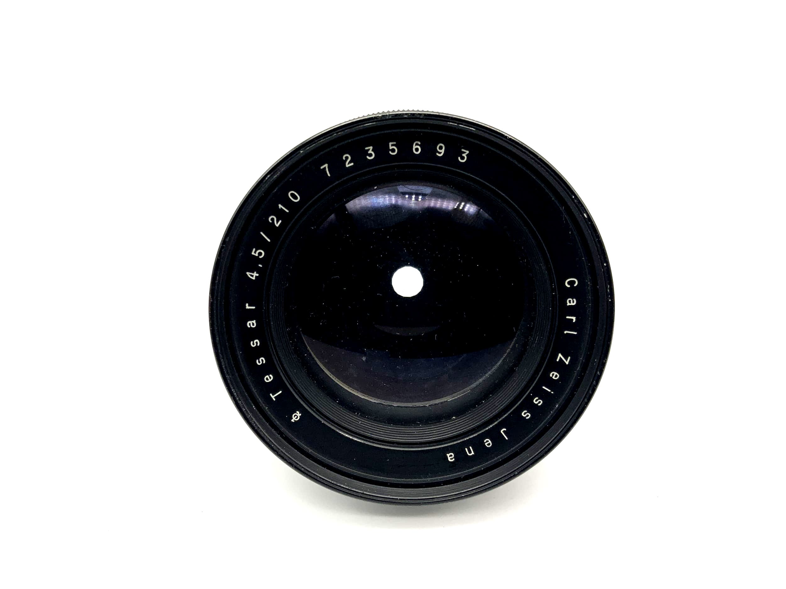Carl Zeiss 210mm 1:4.5 Objektiv Tessar N60 Großformat (für Plattenkamera 62mm)