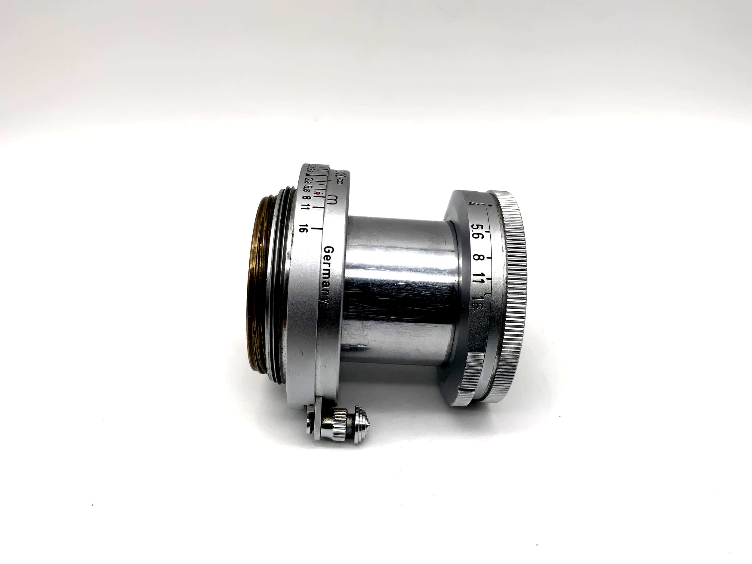 Leitz Wetzlar 5cm 1:2.8 Objektiv L39 50mm von 1956 Nr.1438717 für Leica (M39)