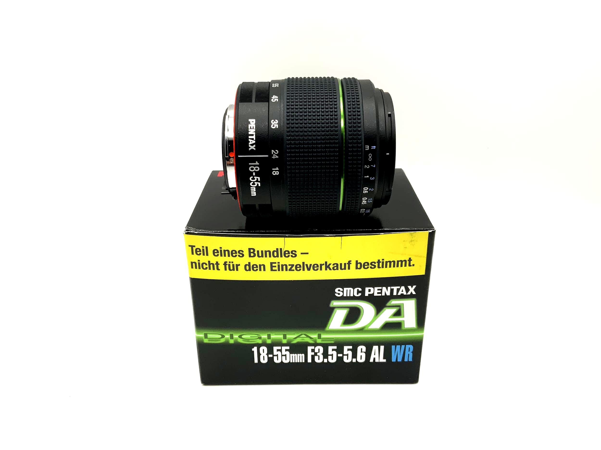 Pentax 18-55mm 1:3.5-5.6 Objektiv SMC Pentax -DA AL WR mit OVP (Pentax K AF)