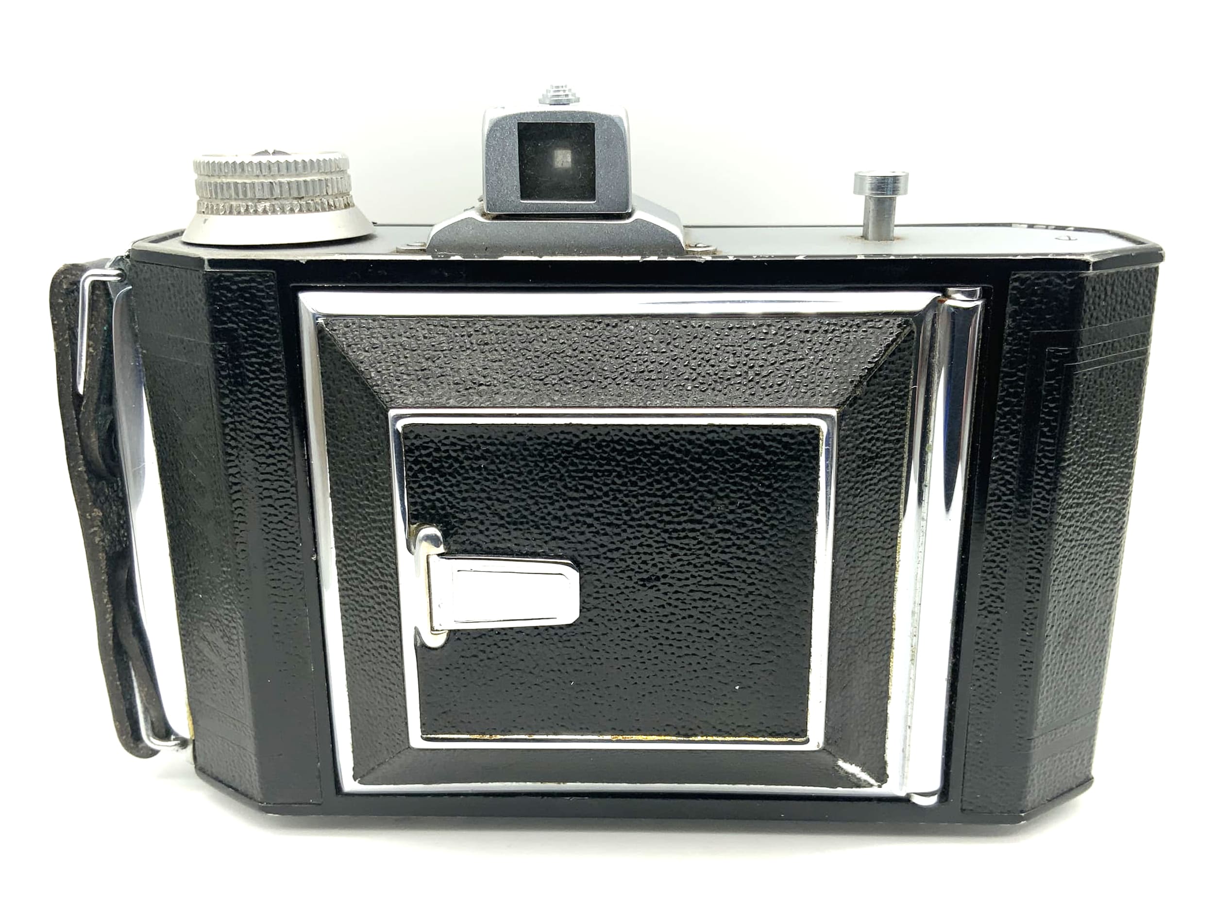 Rheinmetall Weltax Klappkamera mit Meyer Optik Trioplan 1:3.5 75mm red V Tempor