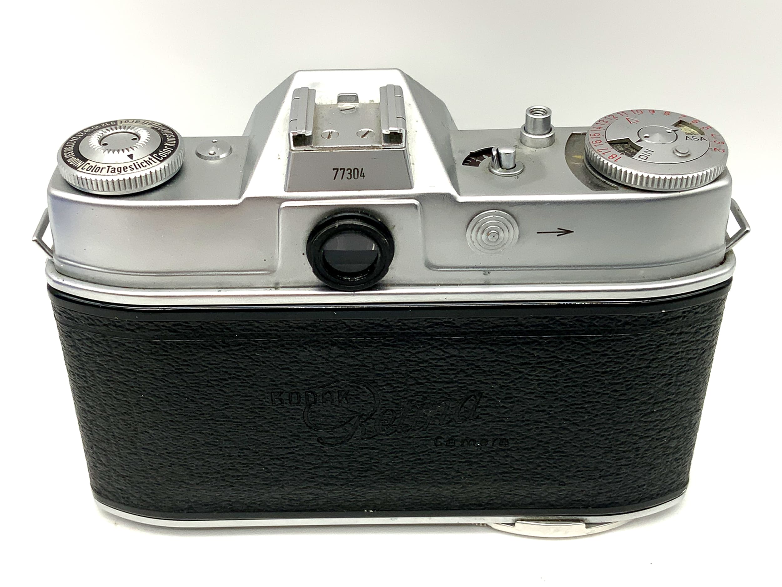 Kodak Retina Reflex 35mm SLR analog mit Xenon f:2.0/50mm red C Body