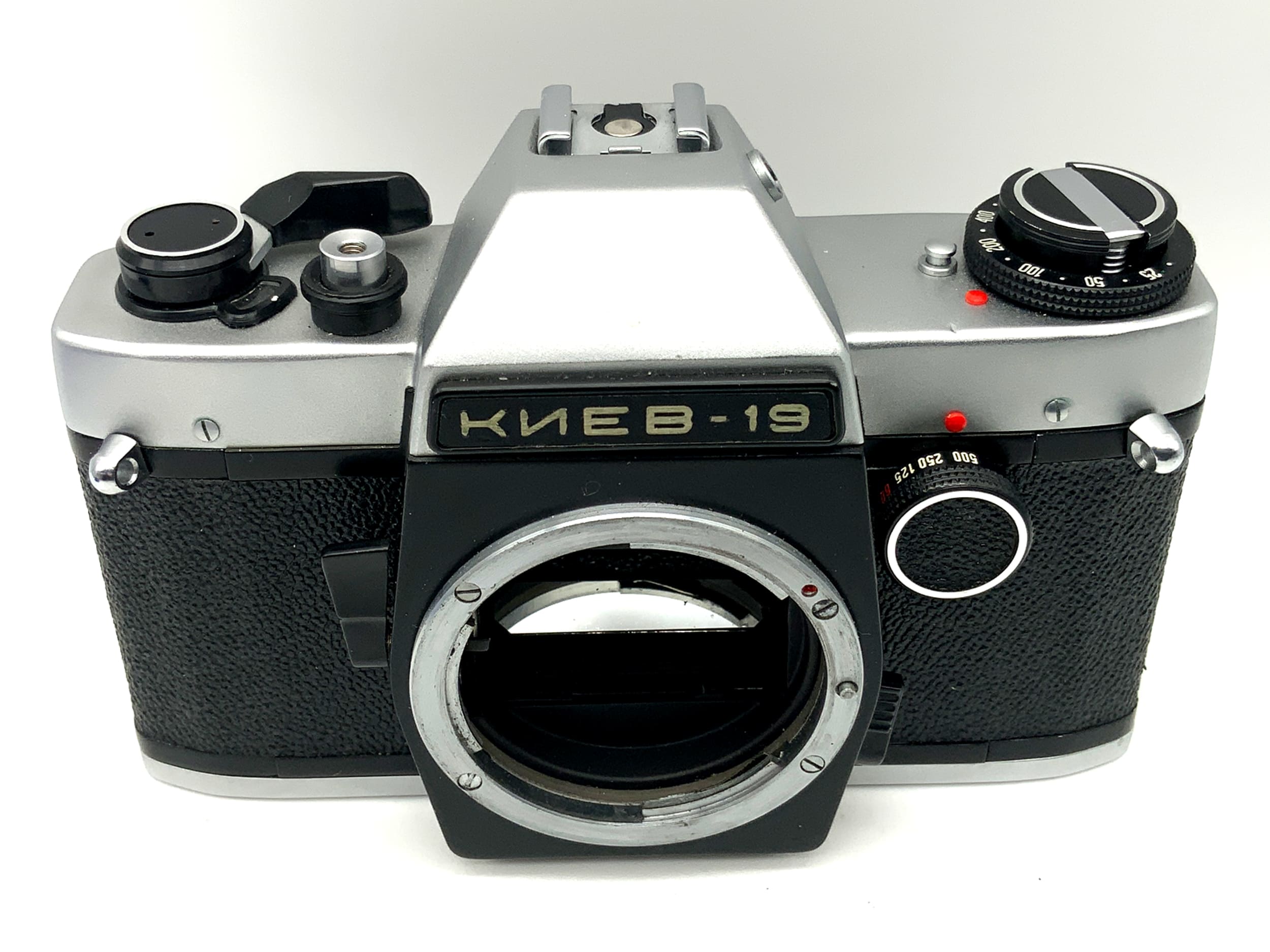 KMZ Kiev 19 35mm Spiegelreflexkamera SLR analog Arsenal Body Gehäuse (Nikon F)