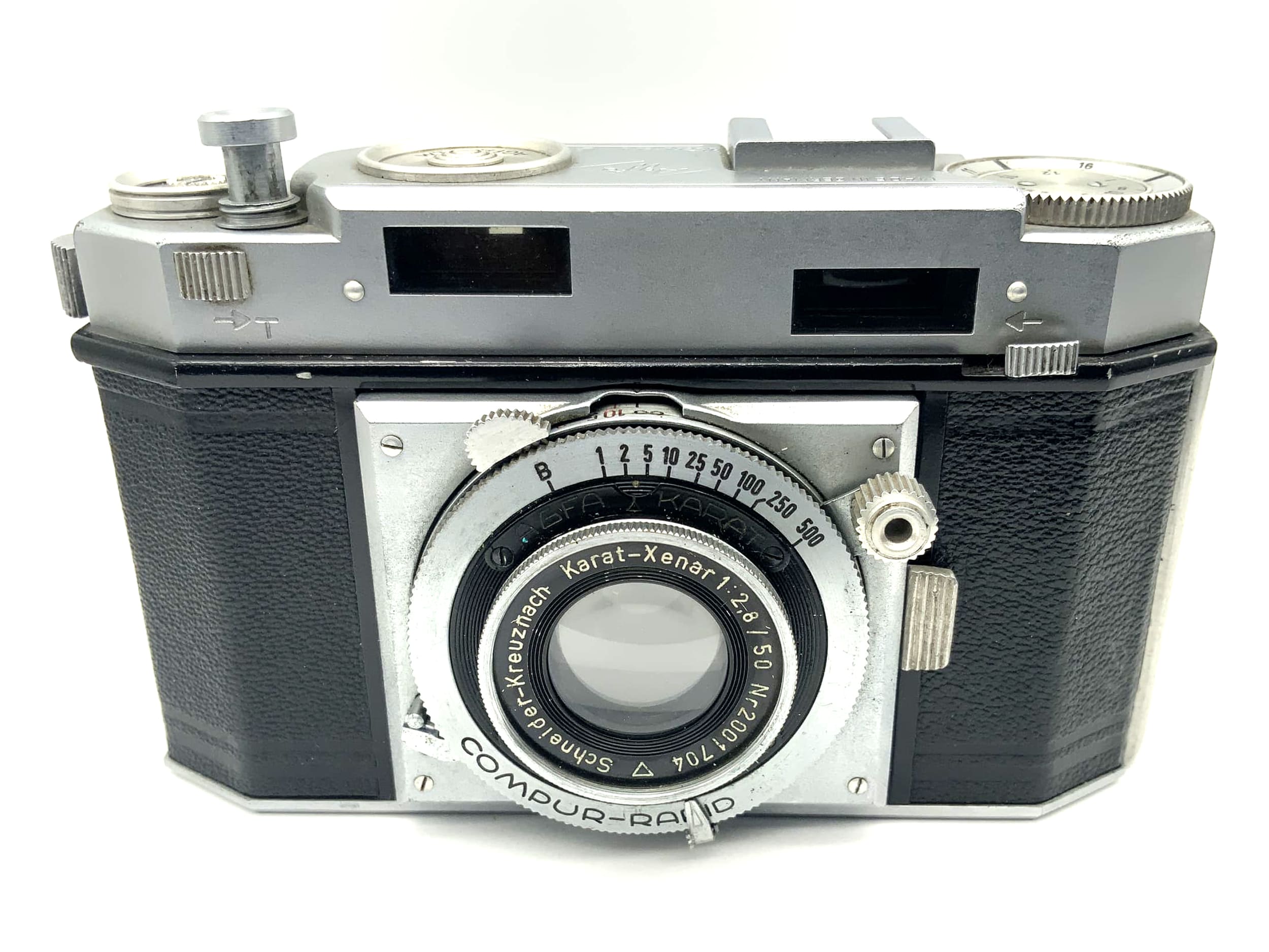 Agfa Karat 12 Klappkamera mit Xenar 1:2.8 50mm Schneider Kreuznach Compur-Rapid