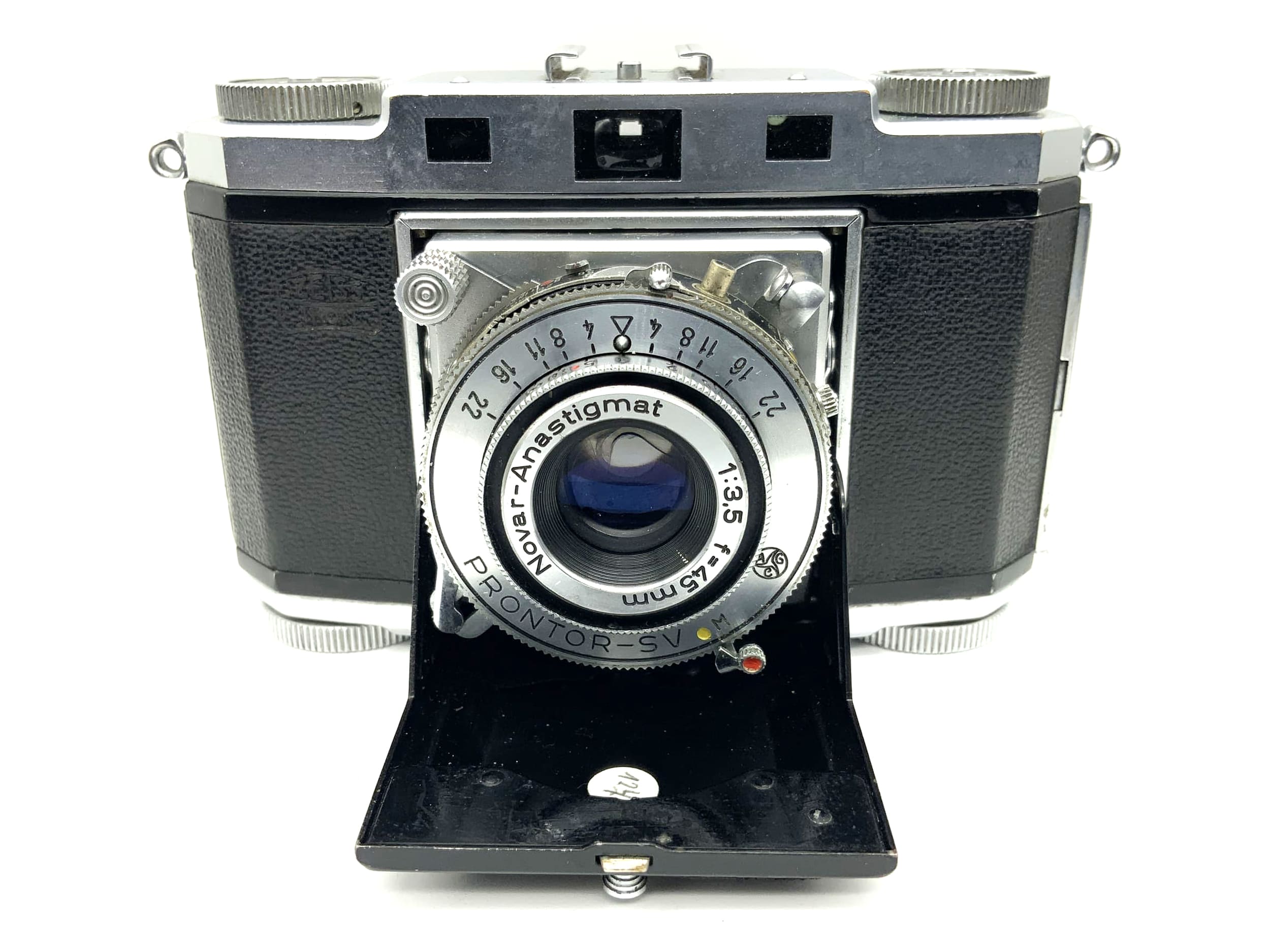 Zeiss Ikon Contina 524/24 Klappkamera Novar-Anastigmat 1:3.5 45mm Prontor -SV